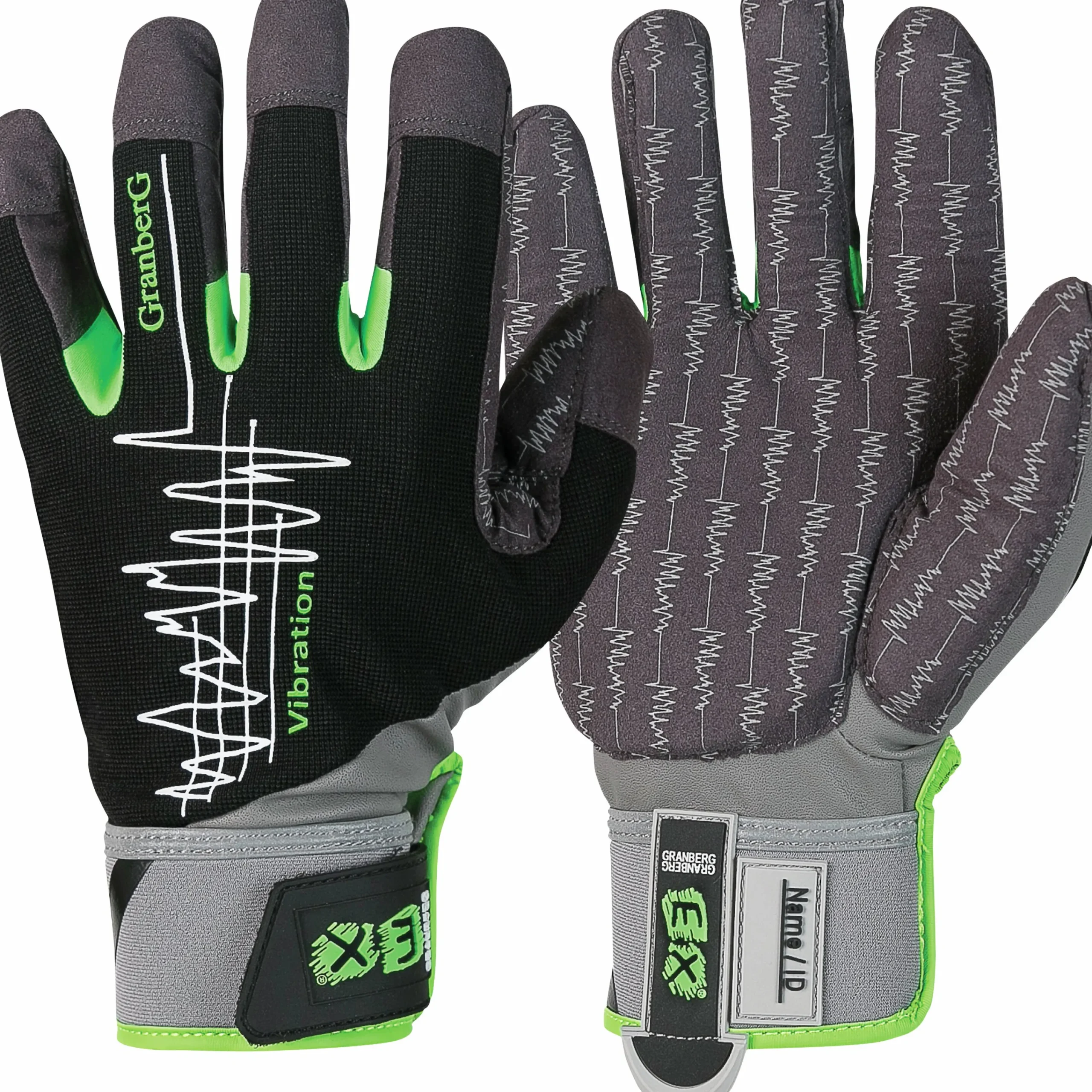 Arbetshandskar Antivibration Syntet Svart 10>Granberg Outlet
