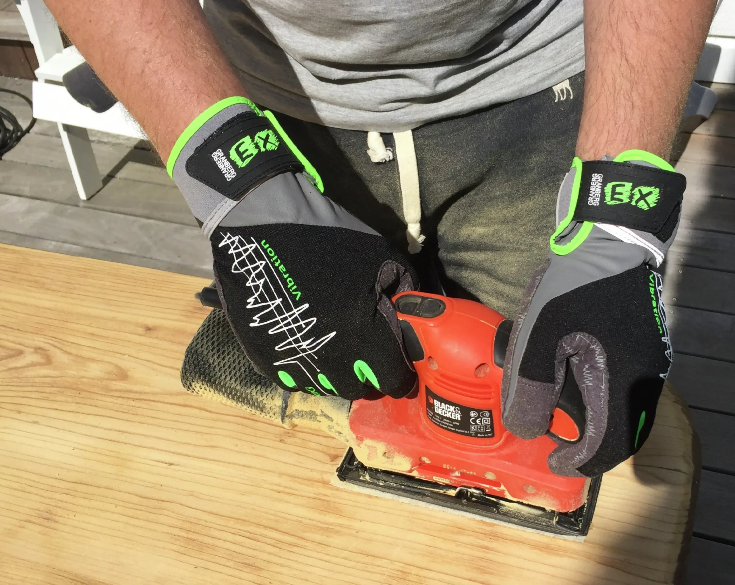Arbetshandskar Antivibration Syntet Svart 10>Granberg Outlet