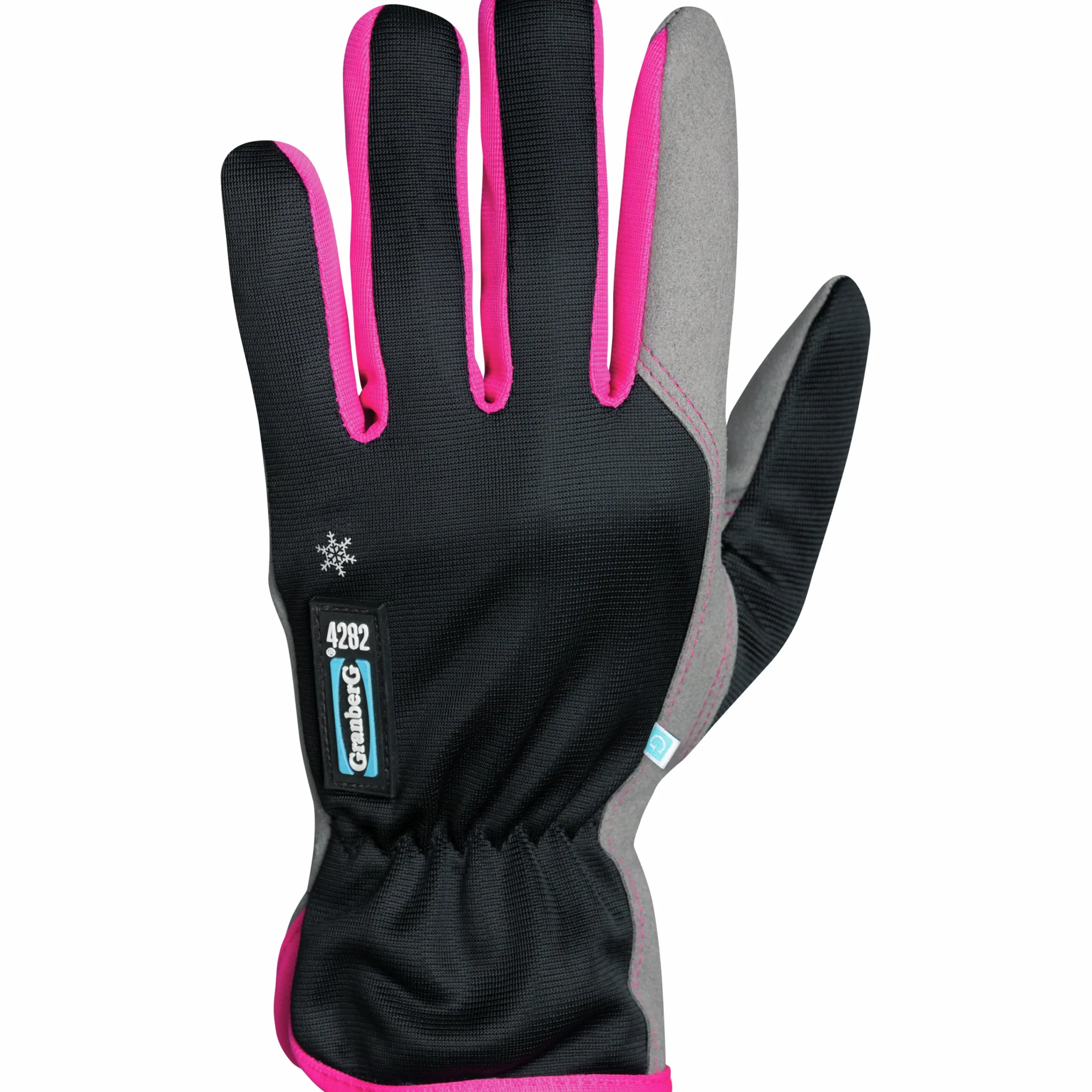 Arbetshandskar Varmfodrade Svart/Rosa>Granberg New