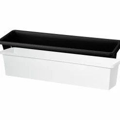 Balkonglåda Botanica Återvunnen plast Svart 60cm><noscript><img width=