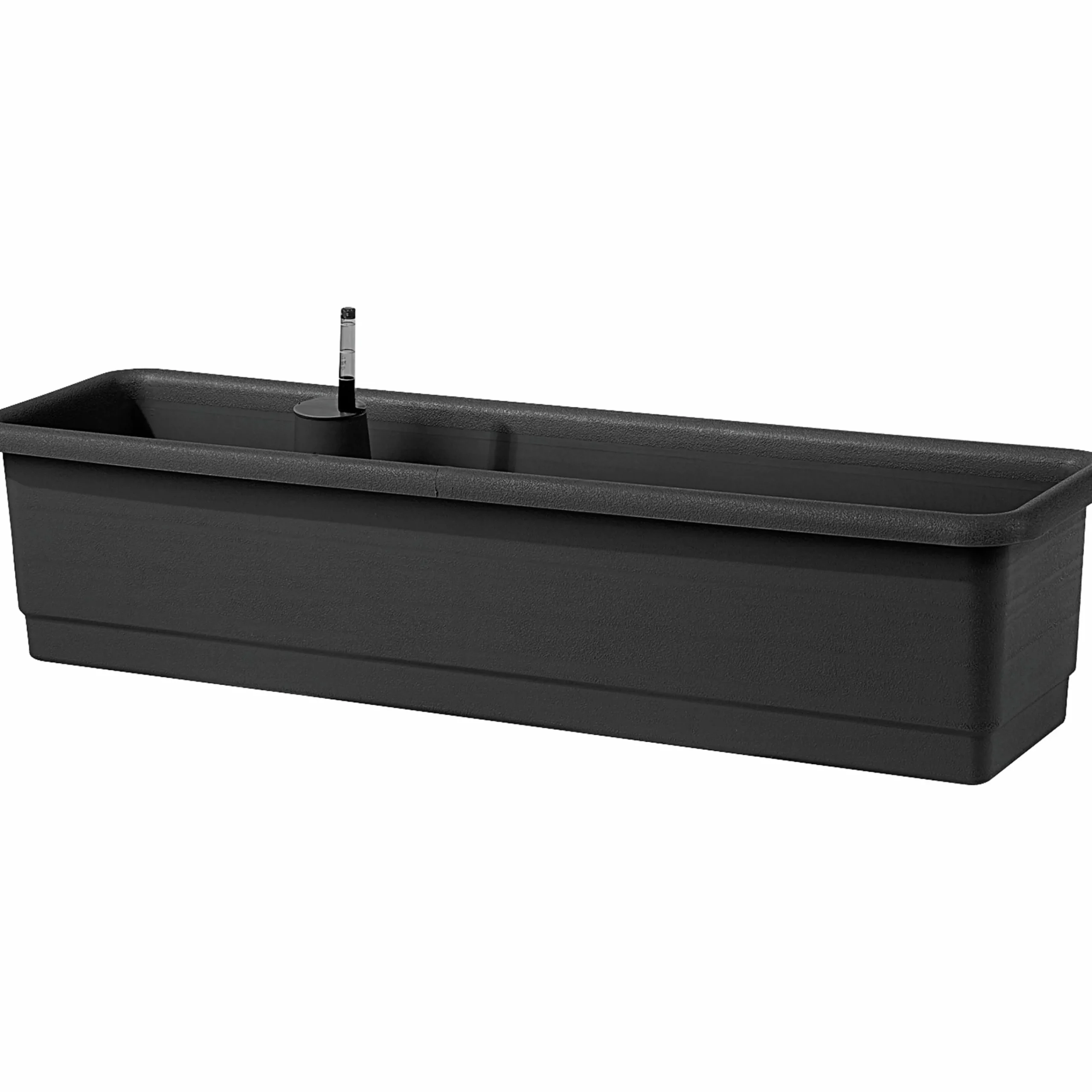 Balkonglåda Epoque insats Återvunnen plast Svart 80cm>Orthex New