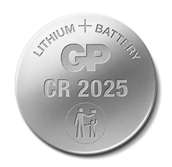 Batteri Lithium Knappcell CR2025 4-p>GP Batteries New