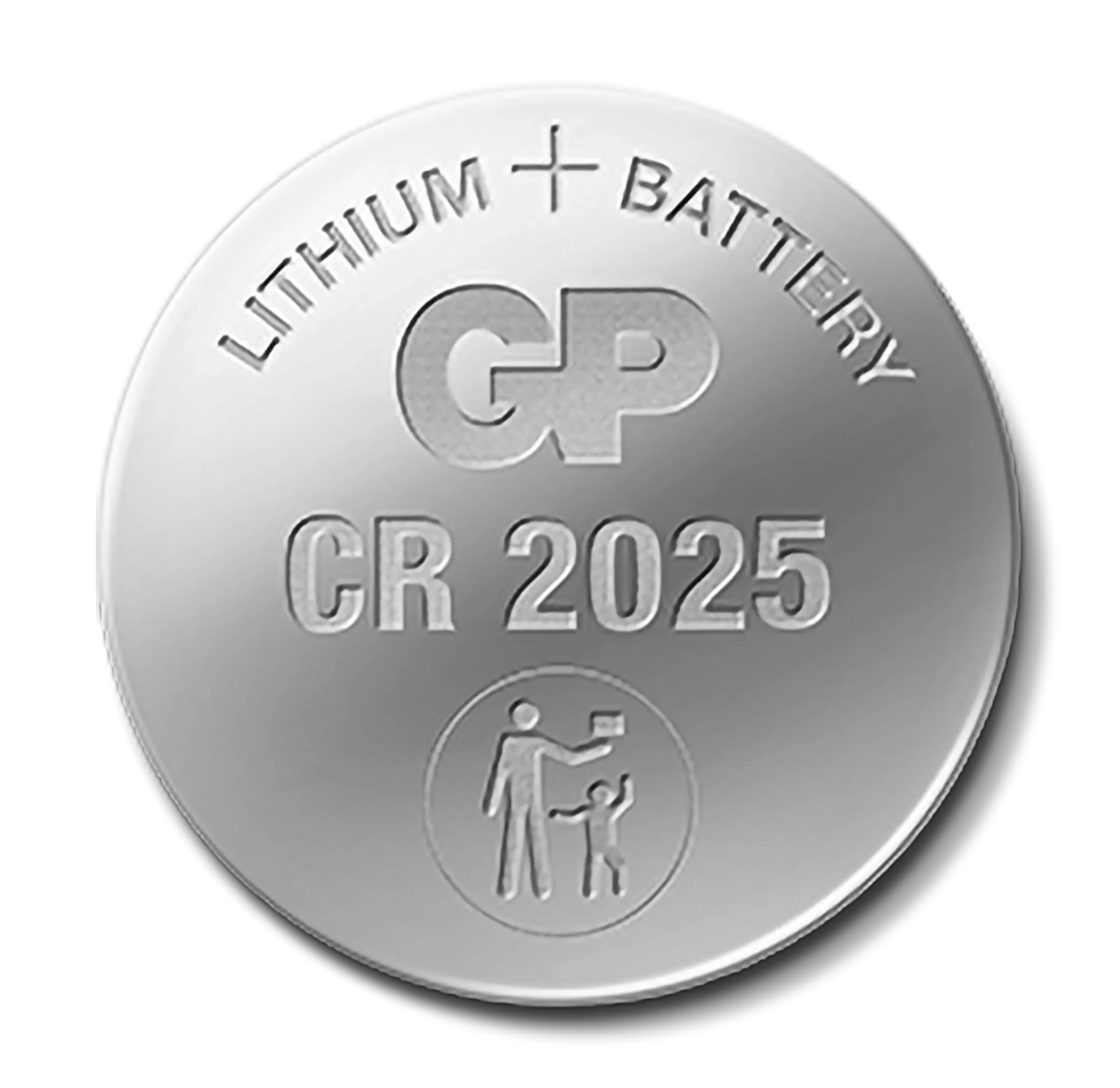 Batteri Lithium Knappcell CR2025 4-p>GP Batteries New
