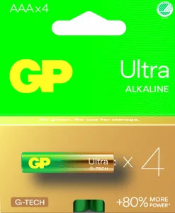 Batteri Ultra Alkaline AAA/LR03 4-p><noscript><img width=