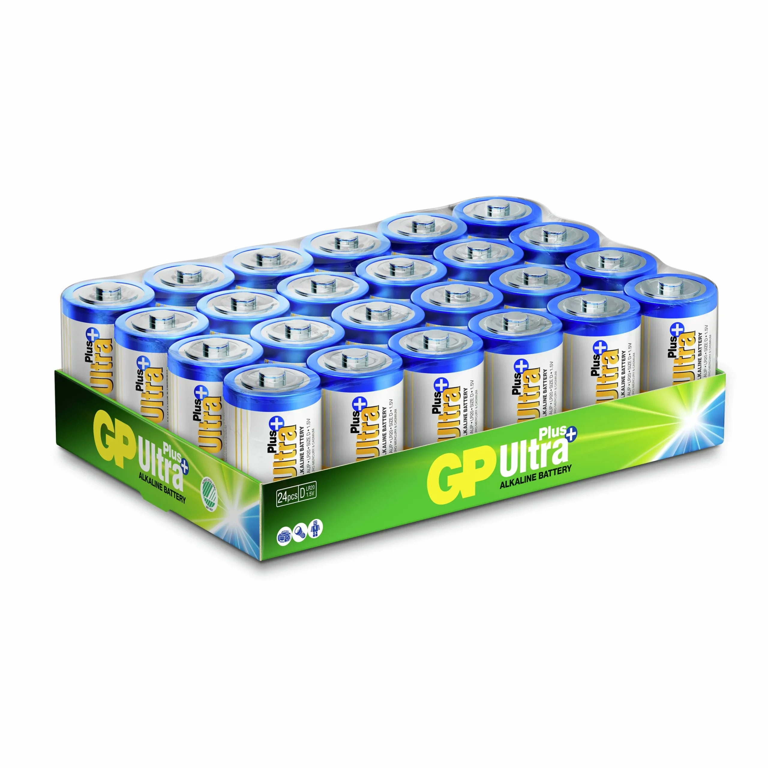Batteri Ultra Plus Alkaline D/LR20 24-p>GP Batteries Discount