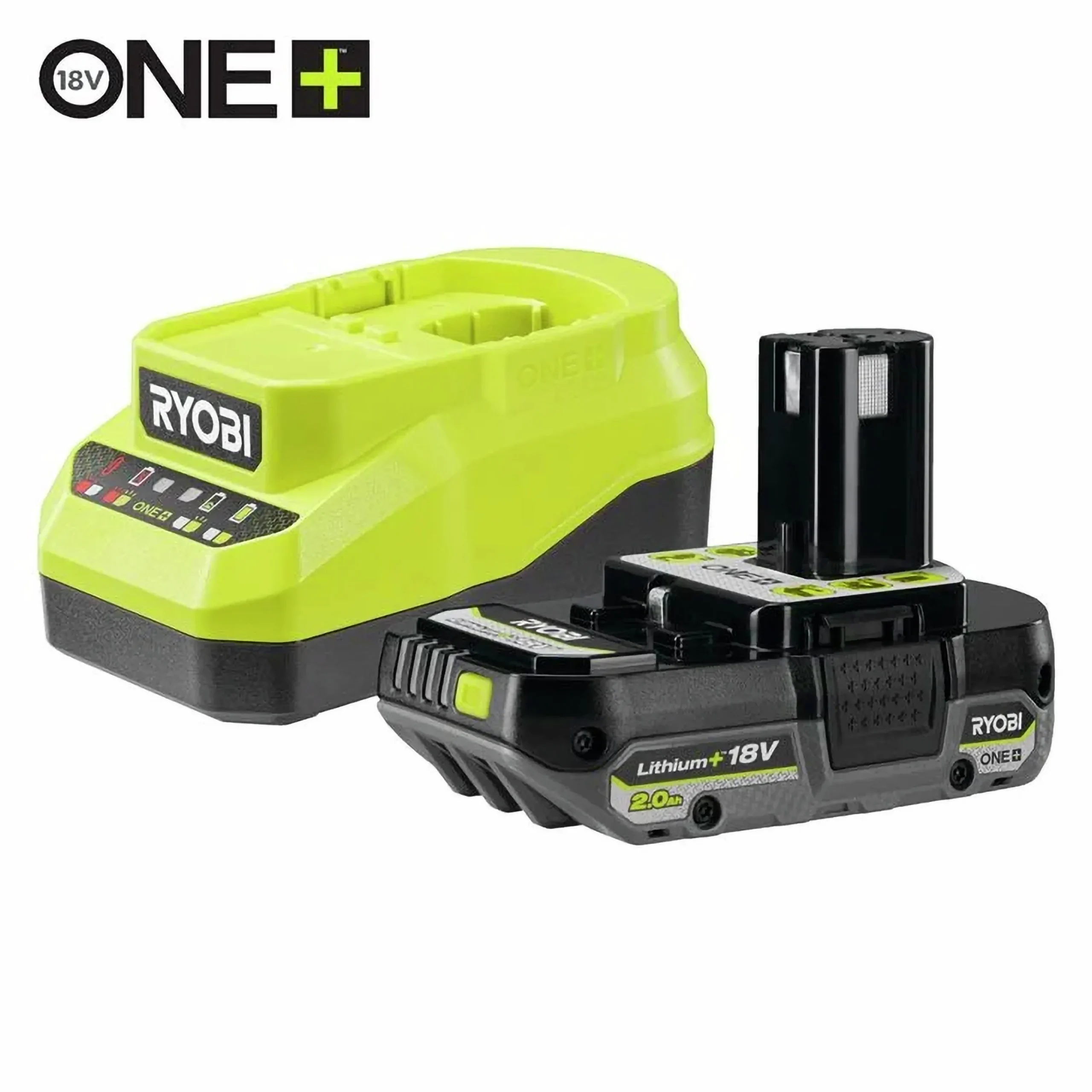 Batteri + Laddare ONE+ RC18120A-120 2Ah 18V>Ryobi New