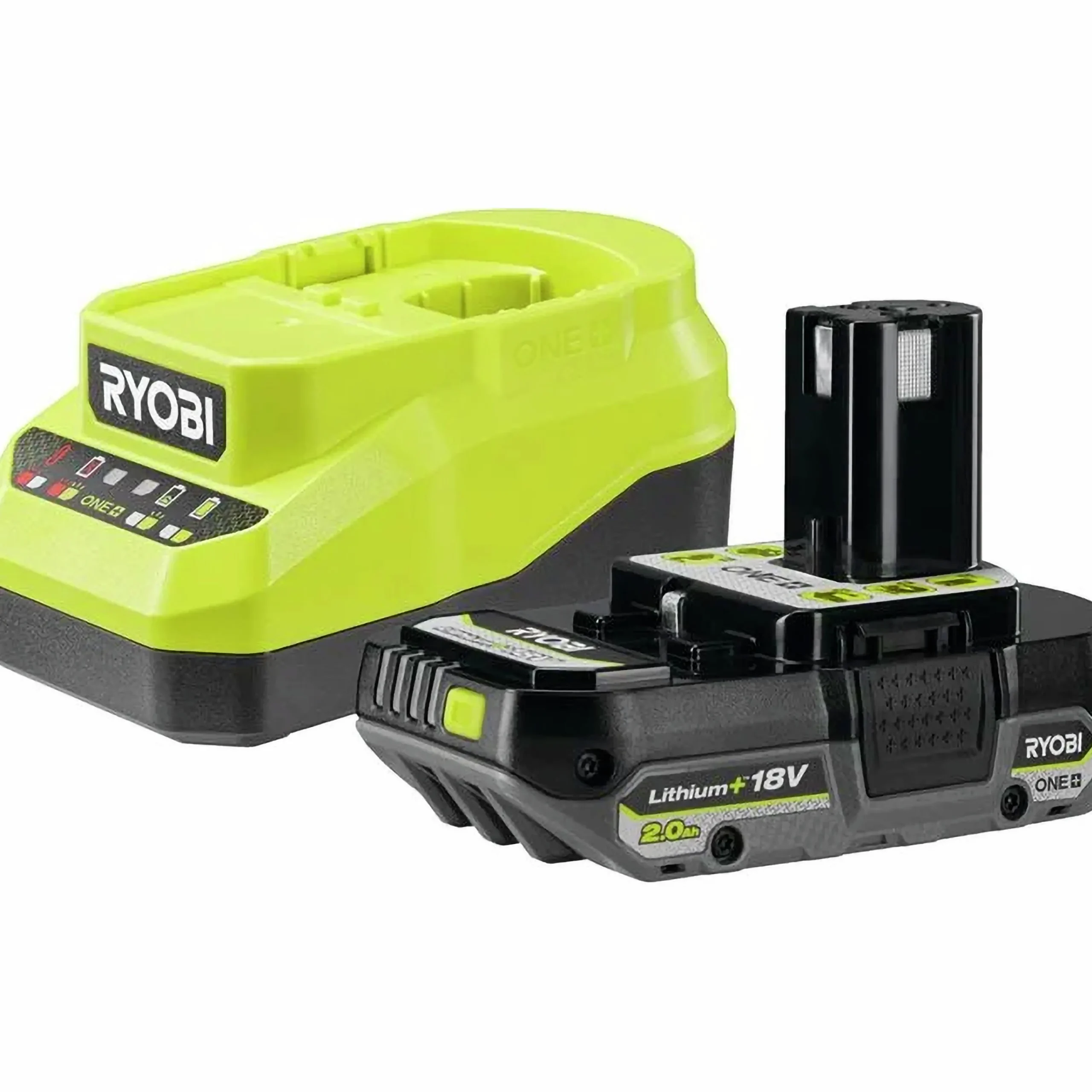 Batteri + Laddare ONE+ RC18120A-120 2Ah 18V>Ryobi New