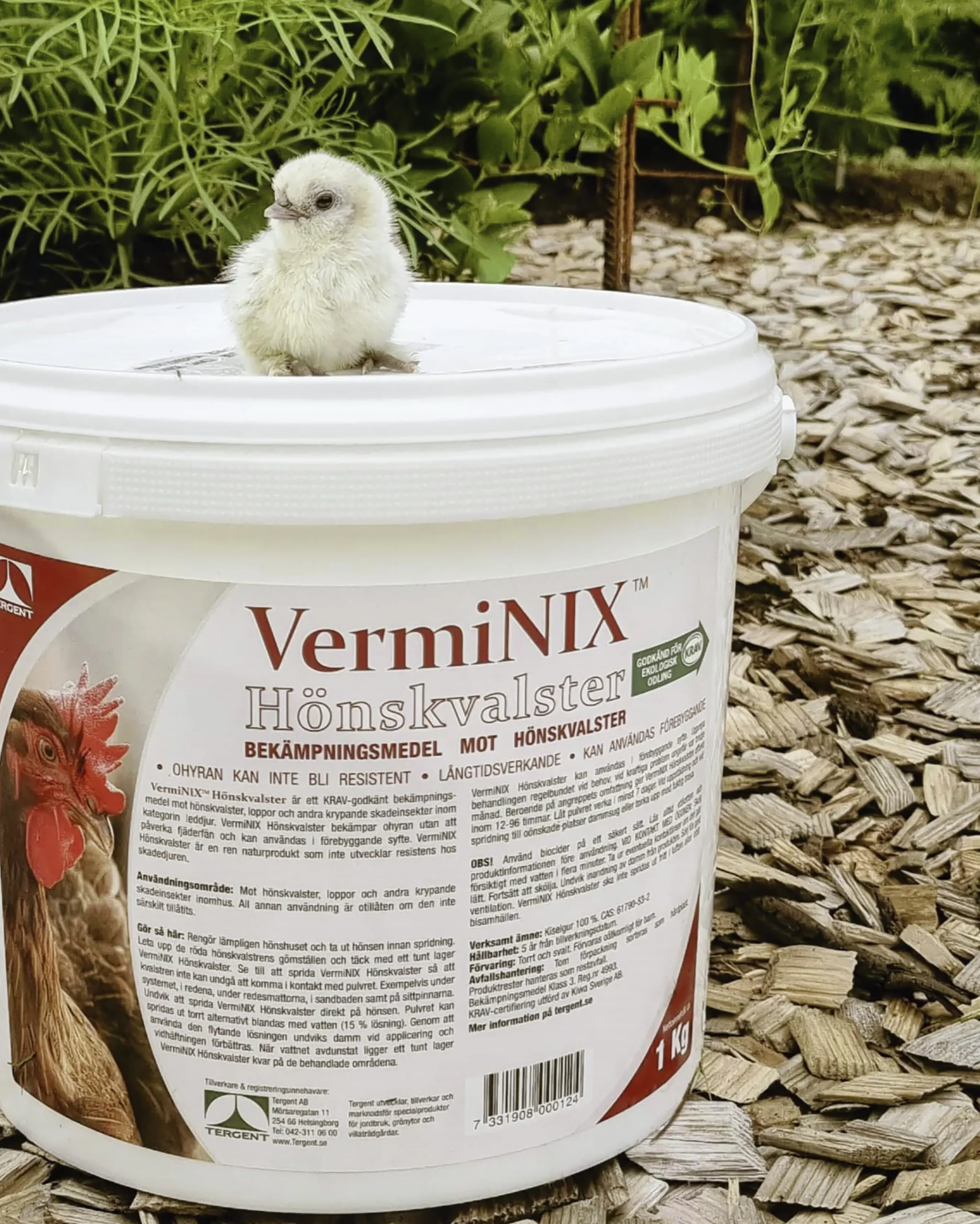 Bekämpningsmedel VermiNIX mot Hönskvalster KRAV 1kg>Tergent Clearance