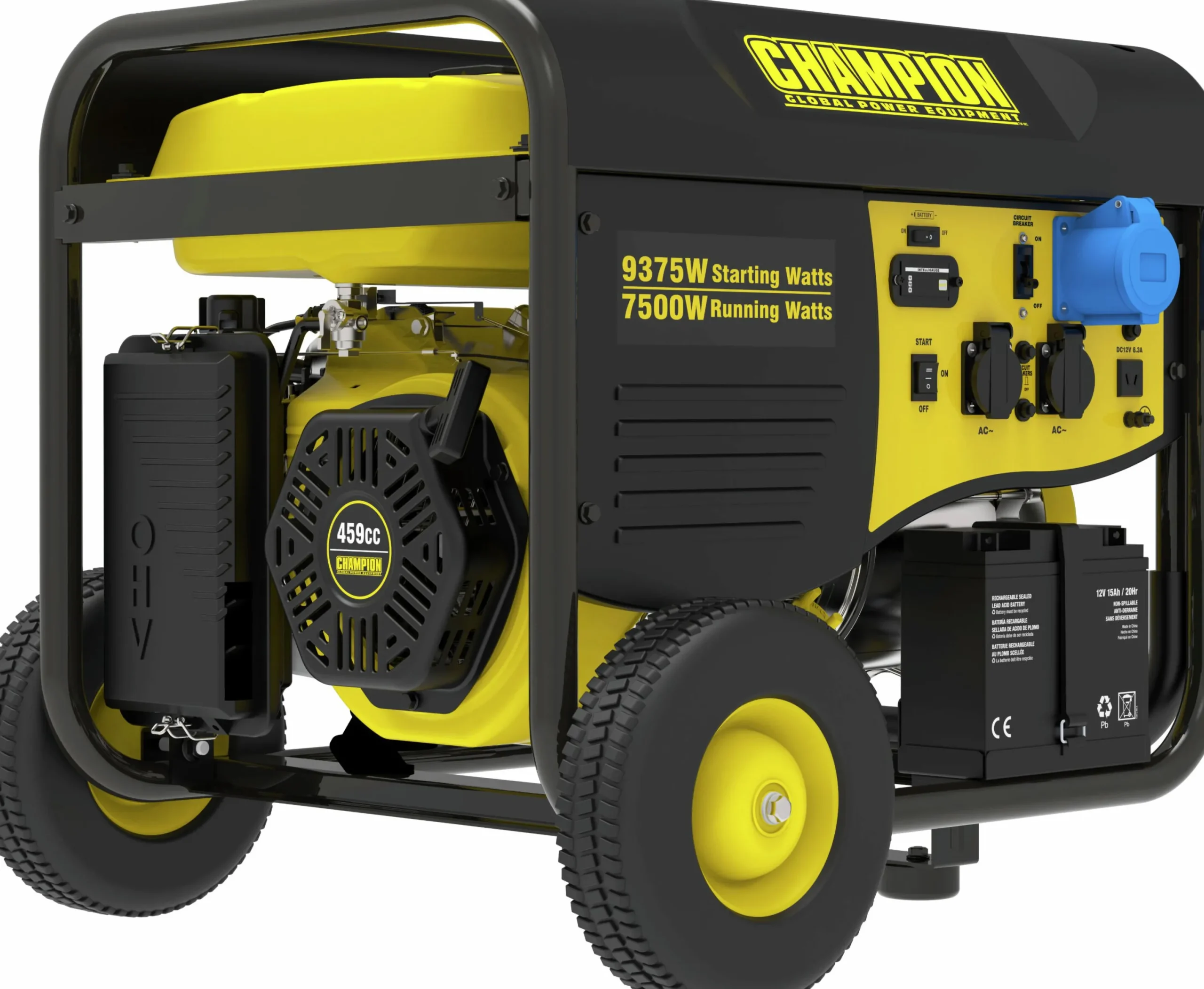 Bensindrivet Elverk 1-Fas CPG9000E2 8000W>Champion Online