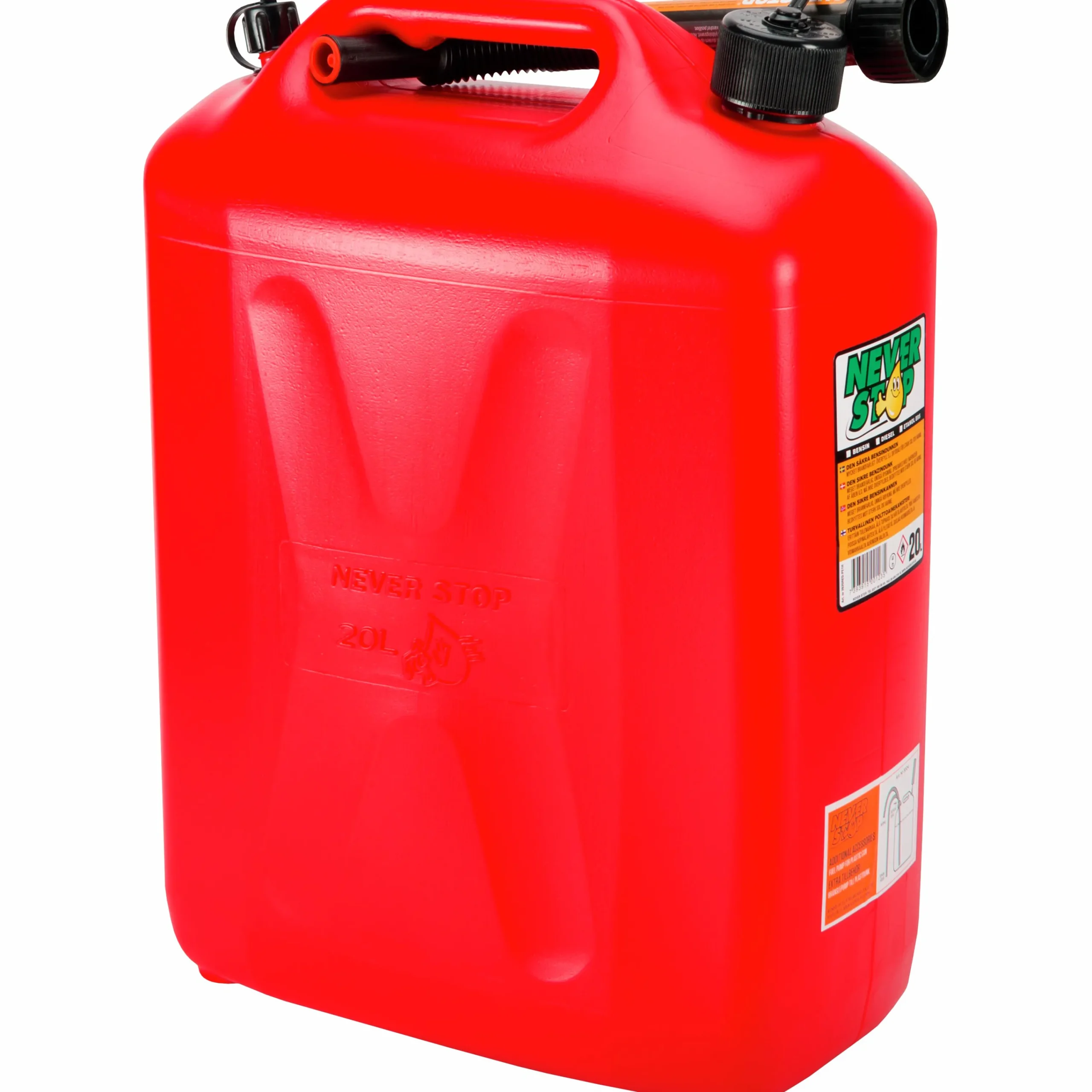 Bensindunk plast 20L>Never Stop Online
