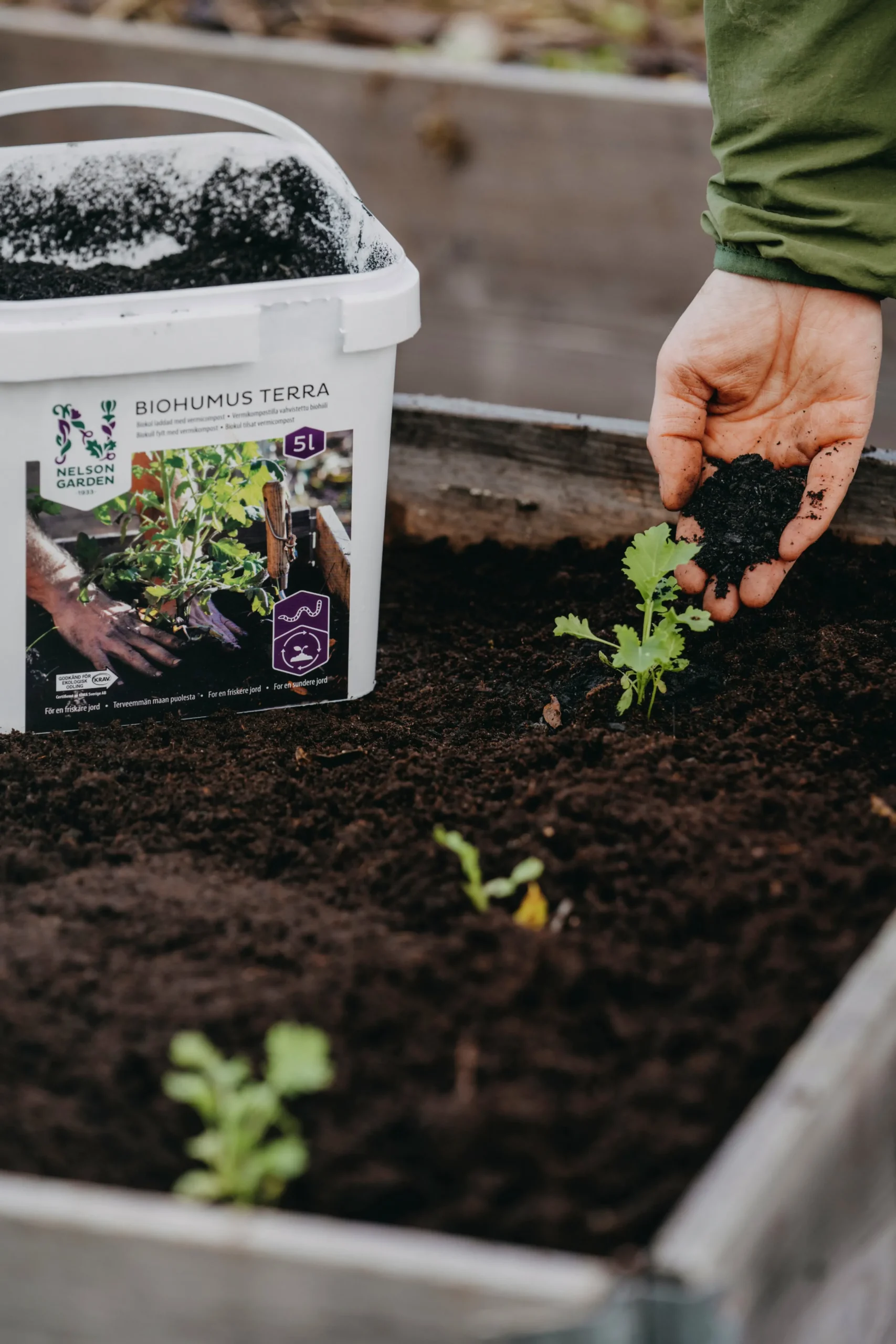Biokol med vermikompost Biohumus Terra 5L>Nelson Garden Clearance