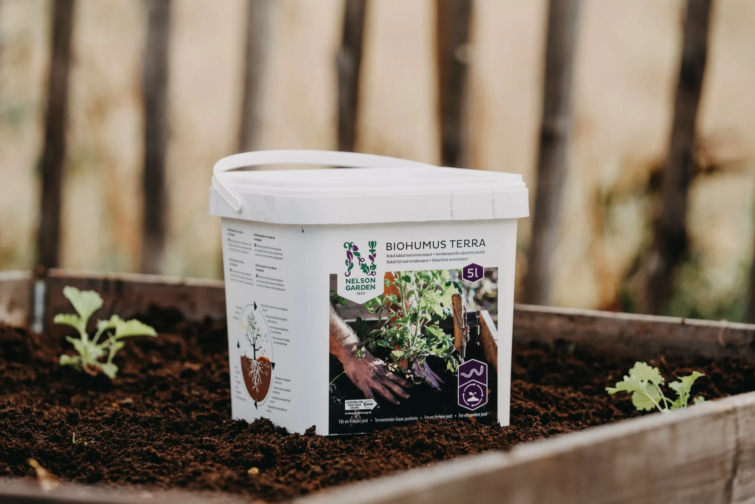 Biokol med vermikompost Biohumus Terra 5L>Nelson Garden Clearance