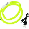 Blinkhalsband LED Gul Onesize 20-65cm>Dogman New