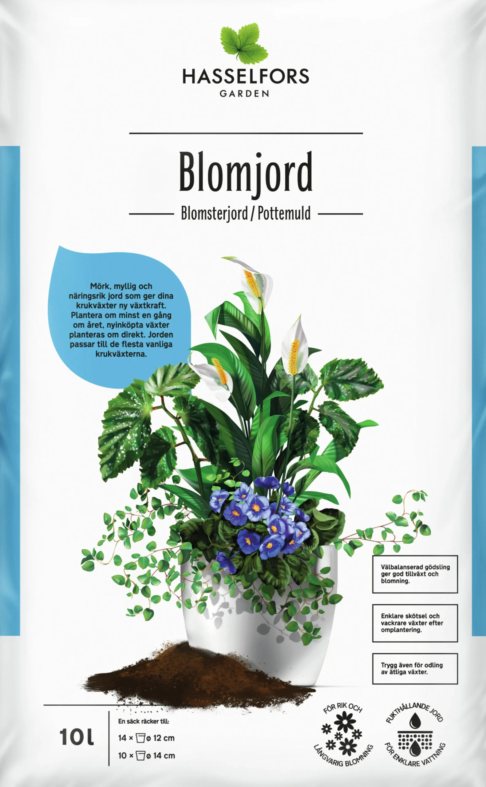Blomjord Hasselfors 10L>Hasselfors Garden New
