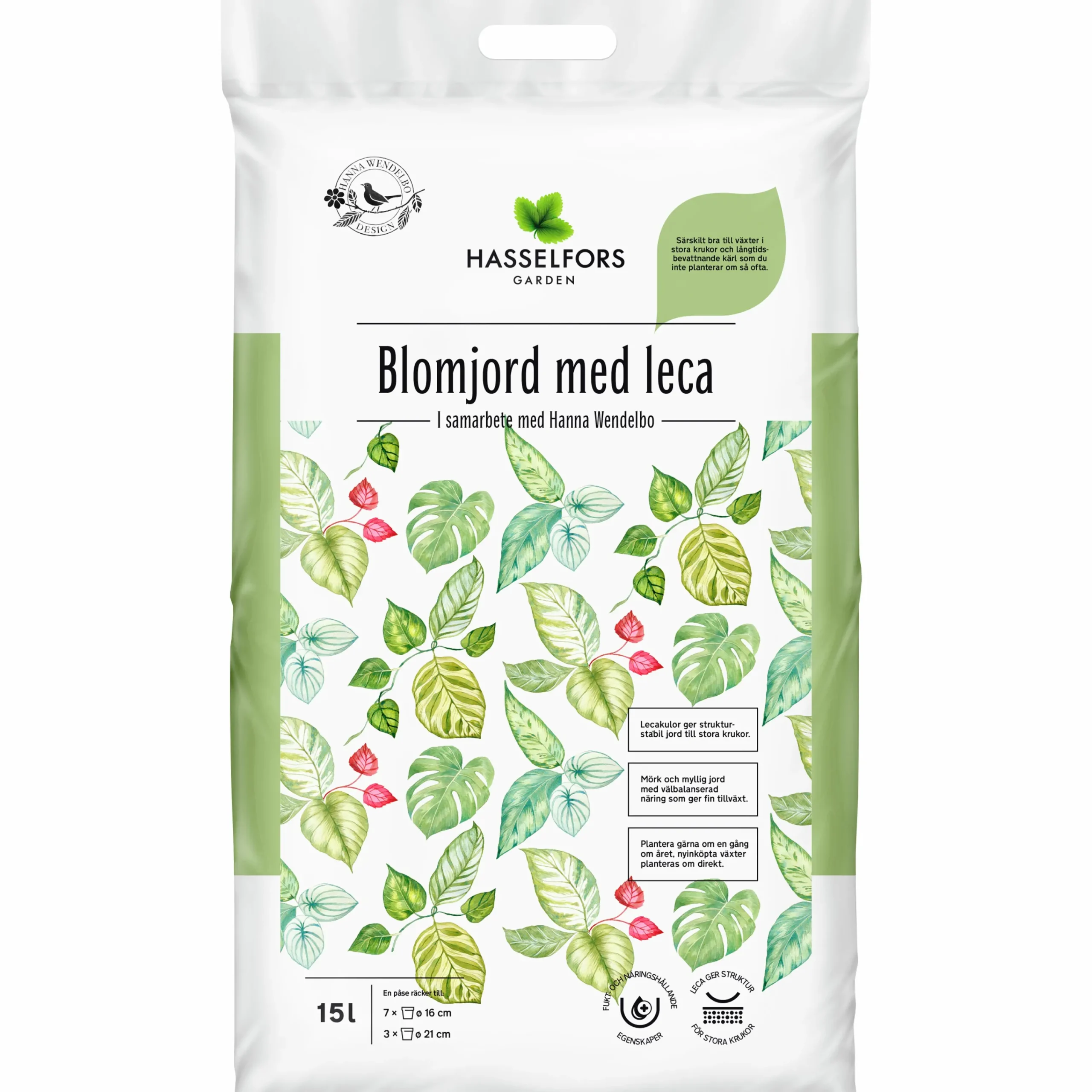 Blomjord med Lecakulor Hasselfors 15L>Hasselfors Garden