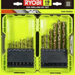 Borrset HSS Titan RAK19HSS2 18 delar>Ryobi Clearance