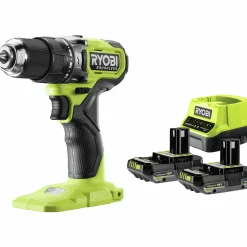 Borrskruvdragare med slag ONE+ RPD18BL1-2C20S Kit 18V><noscript><img width=
