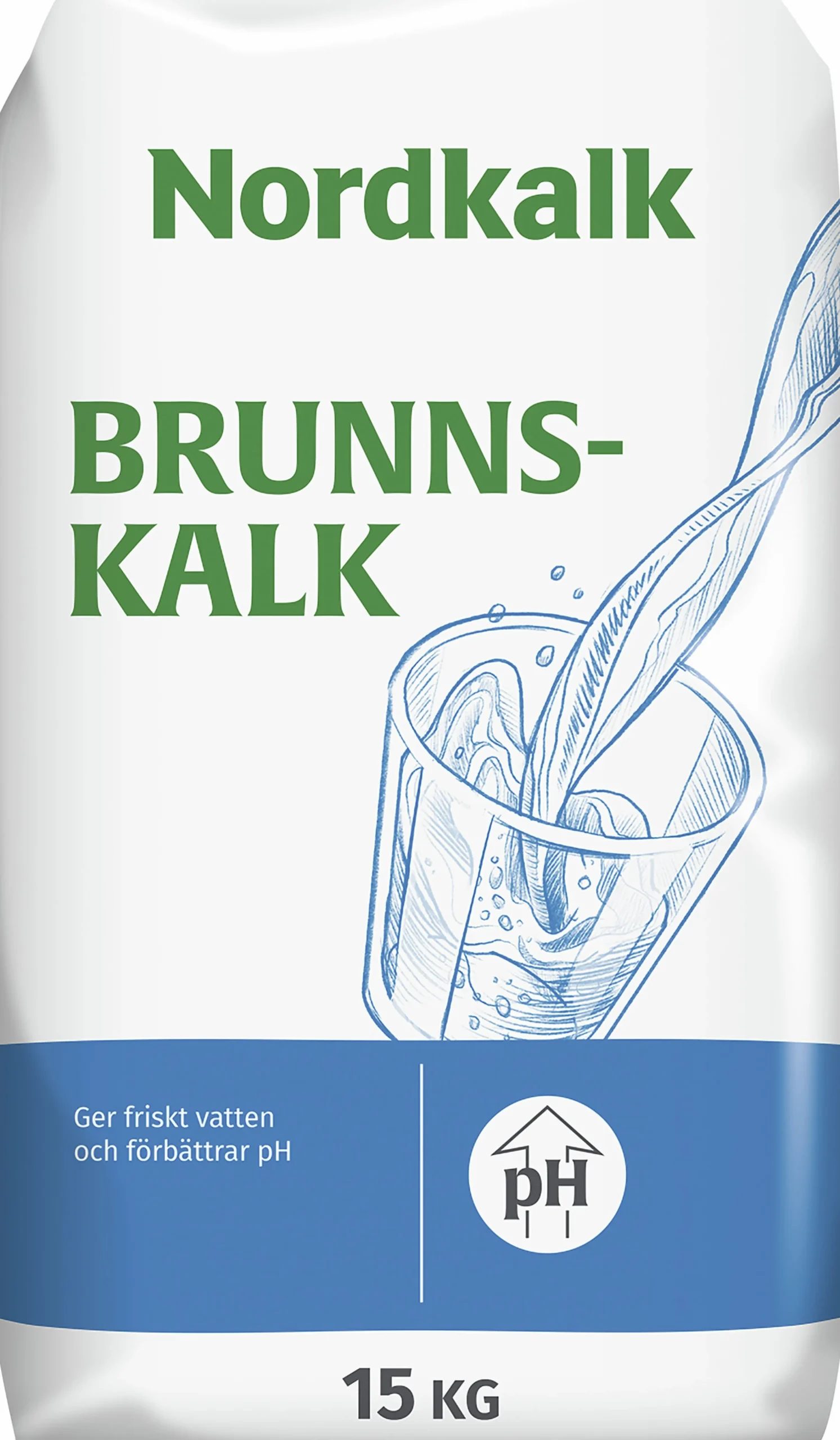 Brunnskalk Krossad 2-6mm 15kg>Nordkalk Discount