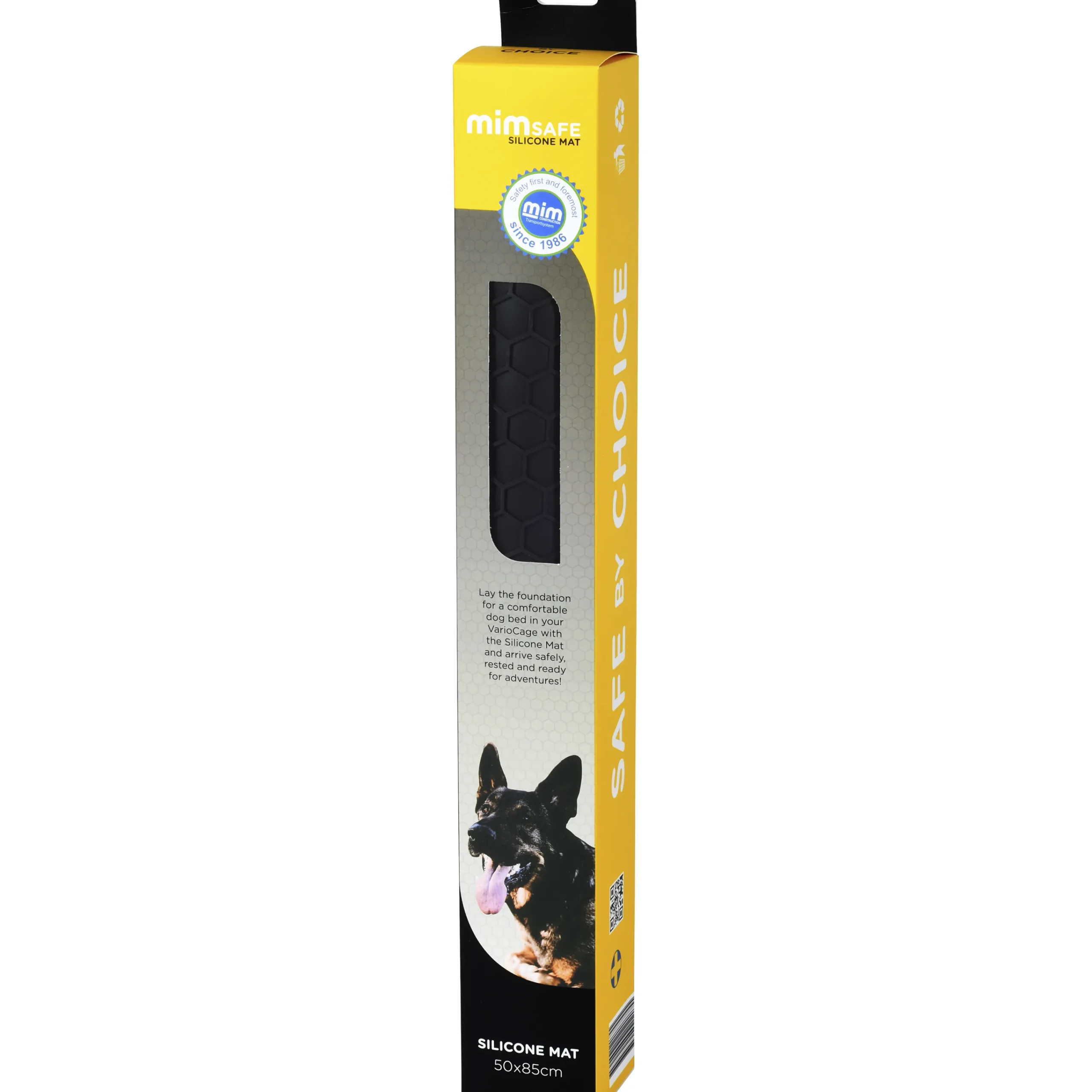 Burmatta Silikon Matta Svart 85X50cm>MIMSafe Discount