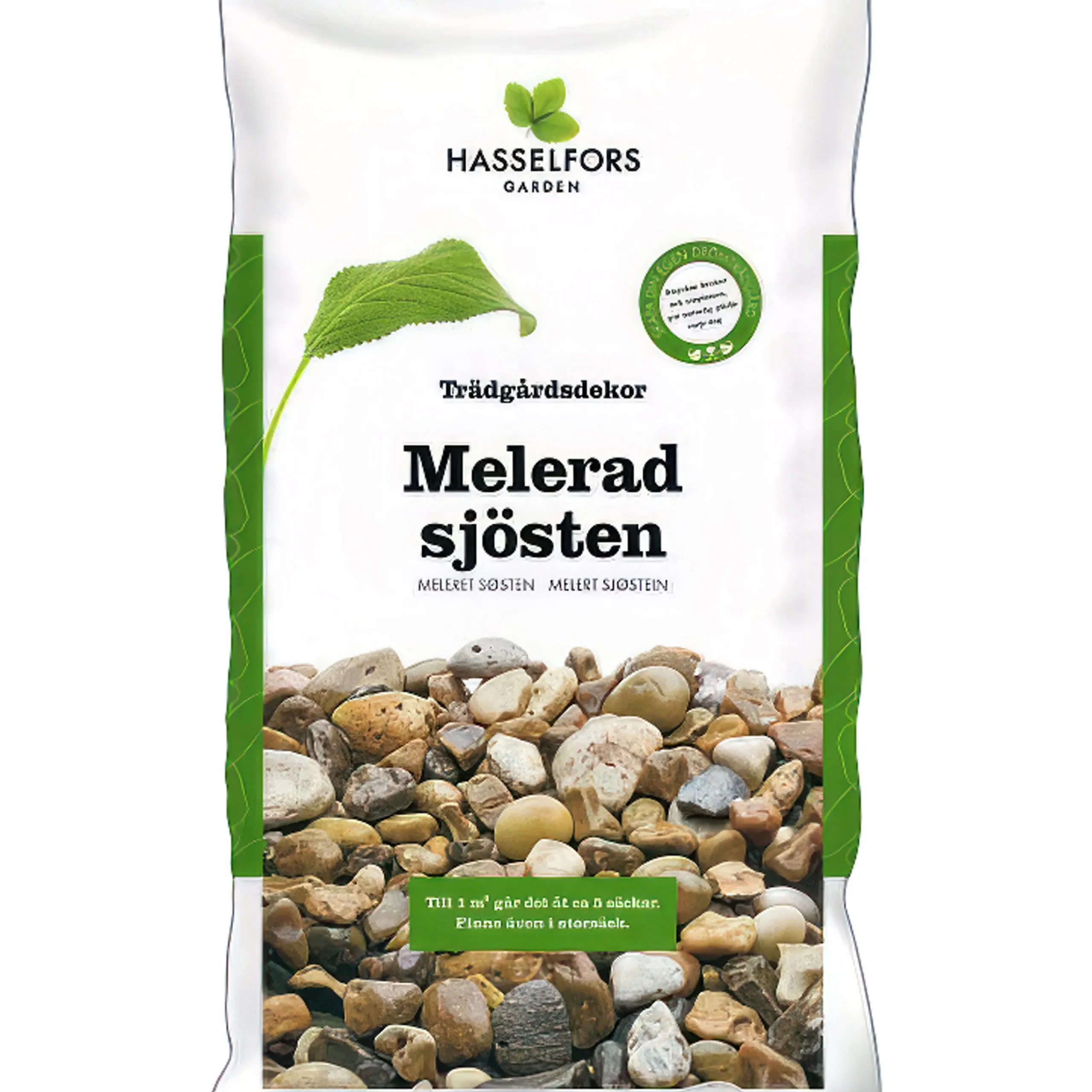 Dekorsten Hasselfors Melerad sjösten 15kg>Hasselfors Garden Hot