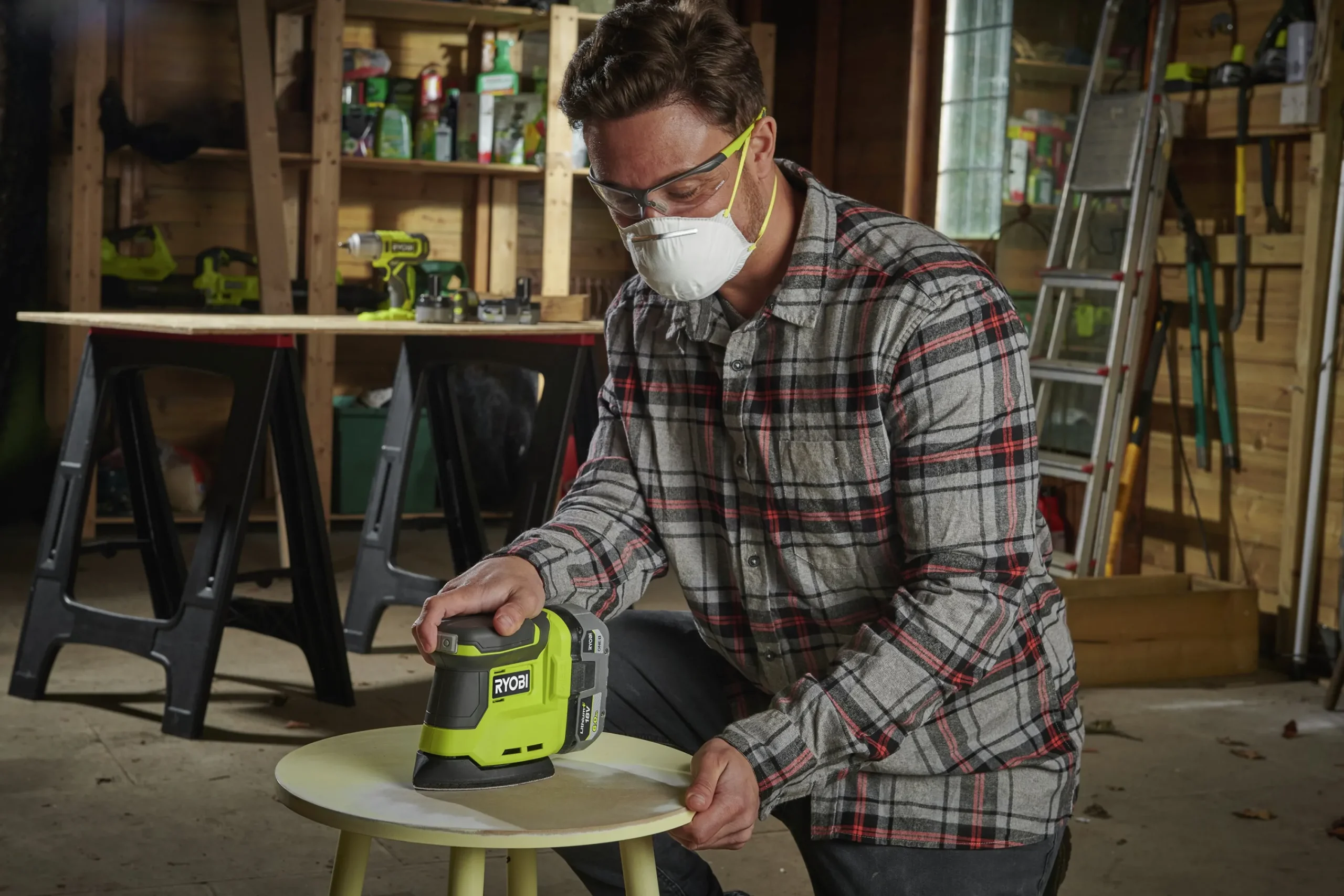Detaljslipmaskin ONE+ RPS18-0 18V (exkl batteri)>Ryobi Sale