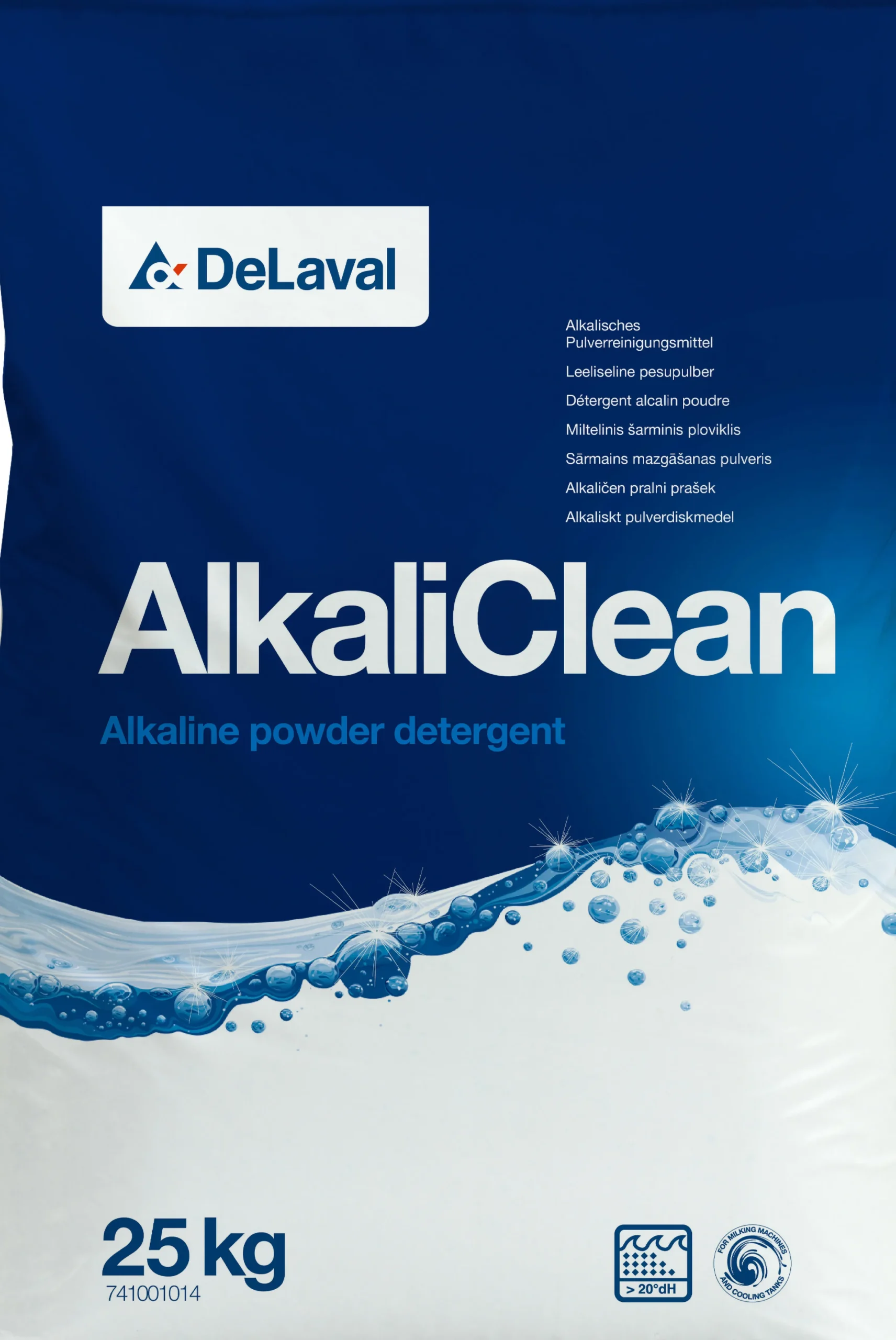 Diskmedel AlkaliClean 25kg>DeLaval Outlet