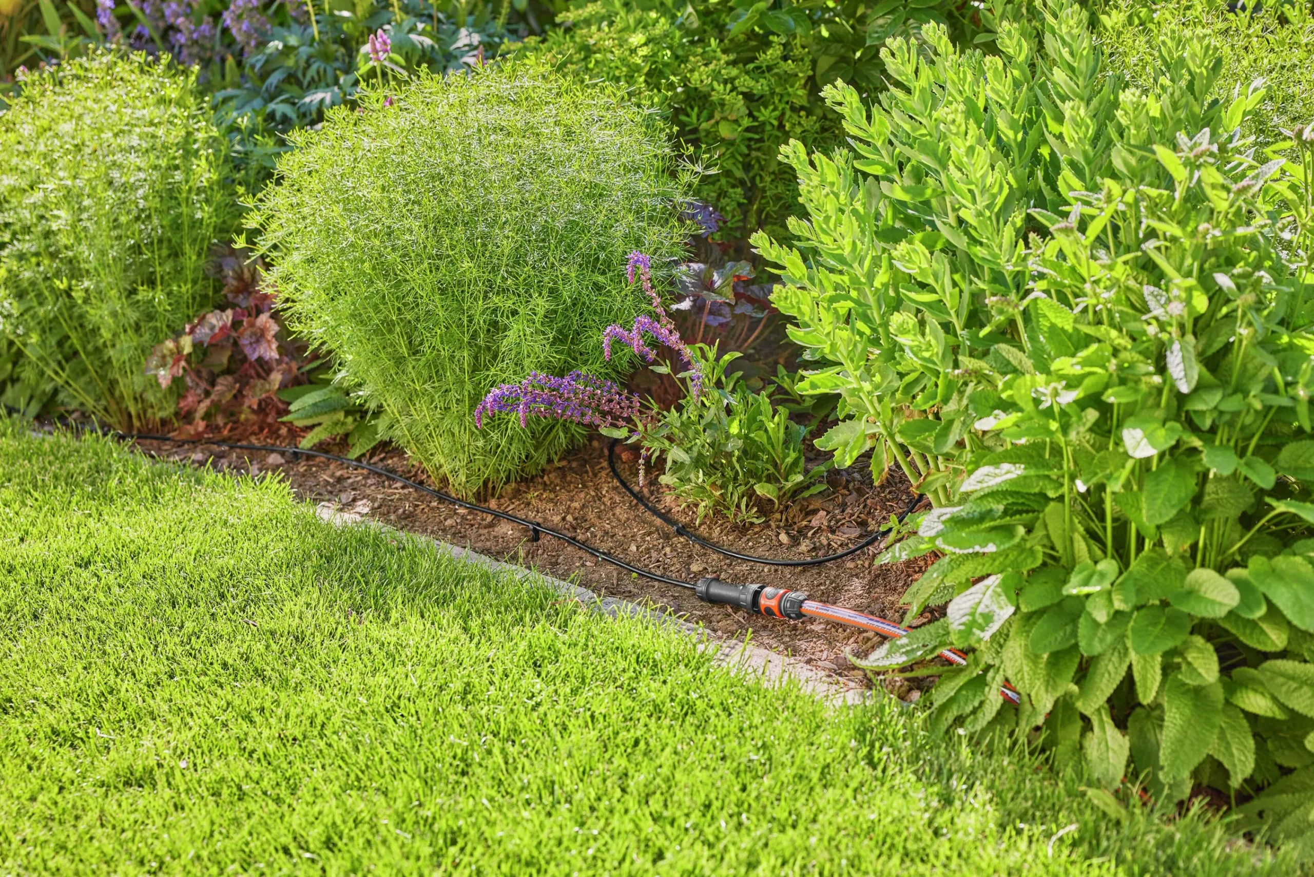 Droppbevattning MicroDrip Startset Plantrader 15m>Gardena Sale