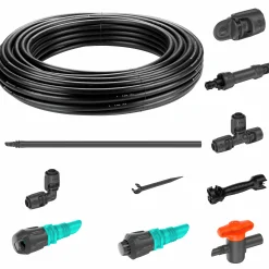 Droppbevattning MicroDrip Rabatt & Trädgård Startset><noscript><img width=
