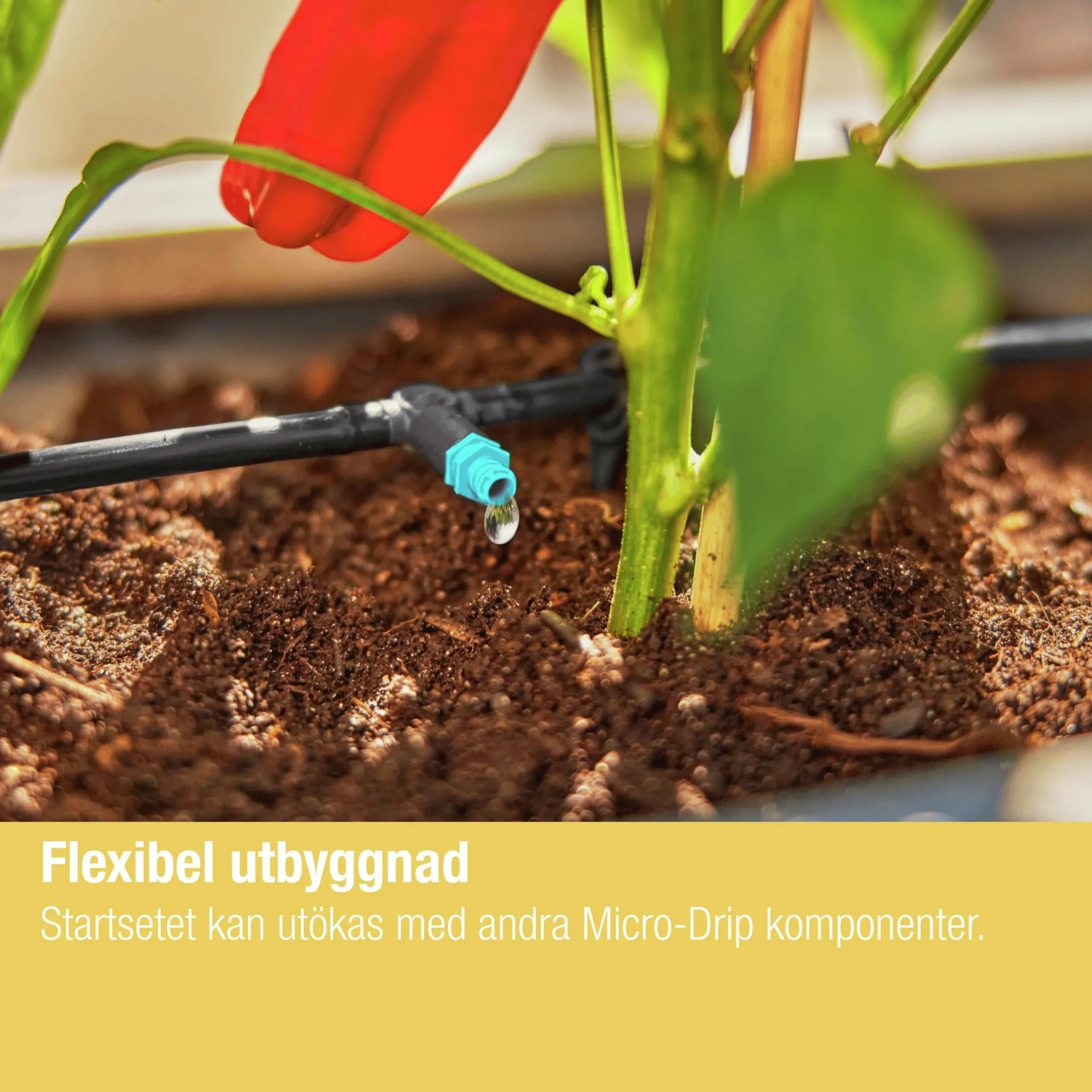 Droppbevattning MicroDrip Terrass Startset>Gardena Discount