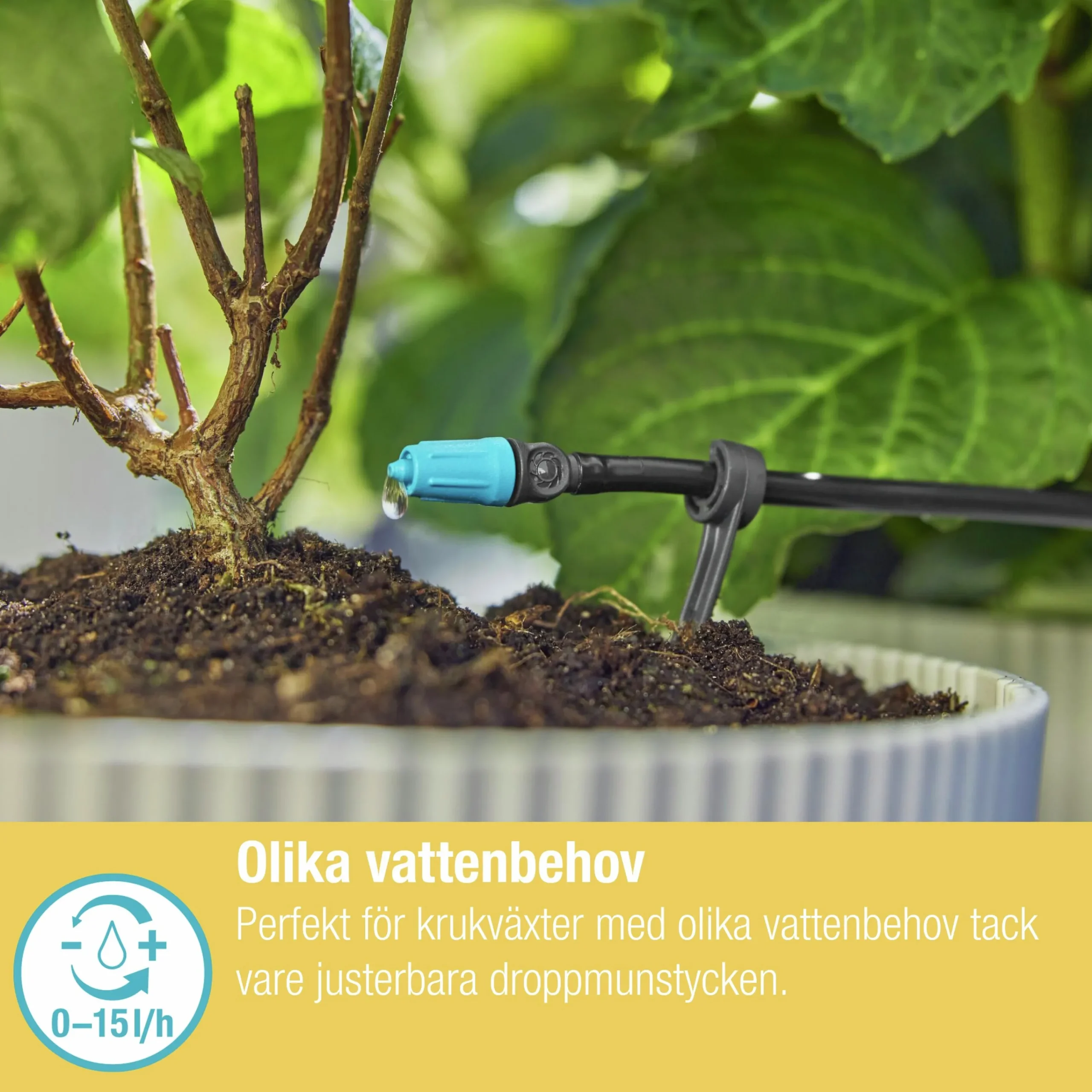 Droppbevattning MicroDrip Terrass Startset>Gardena Discount
