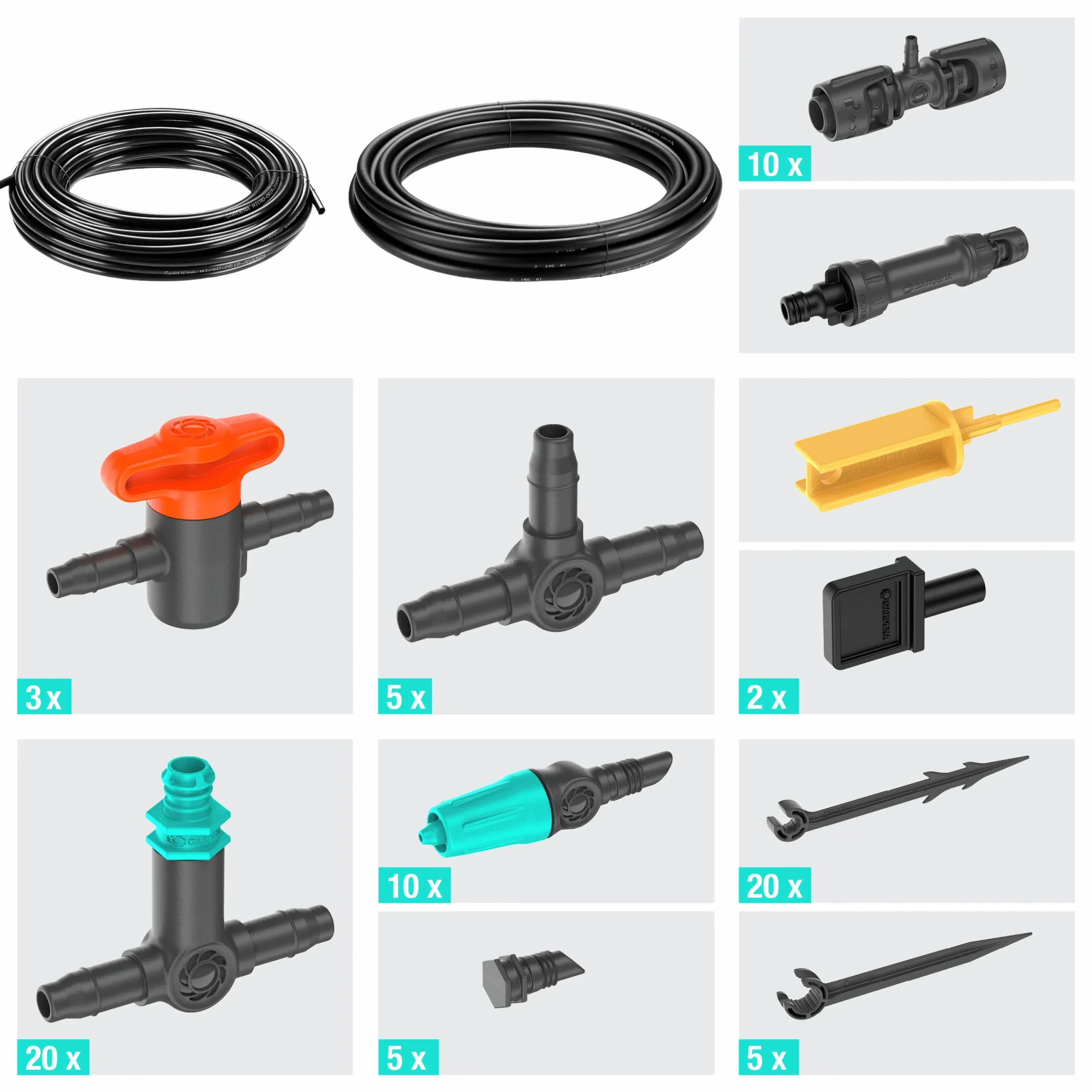 Droppbevattning MicroDrip Terrass Startset>Gardena Discount