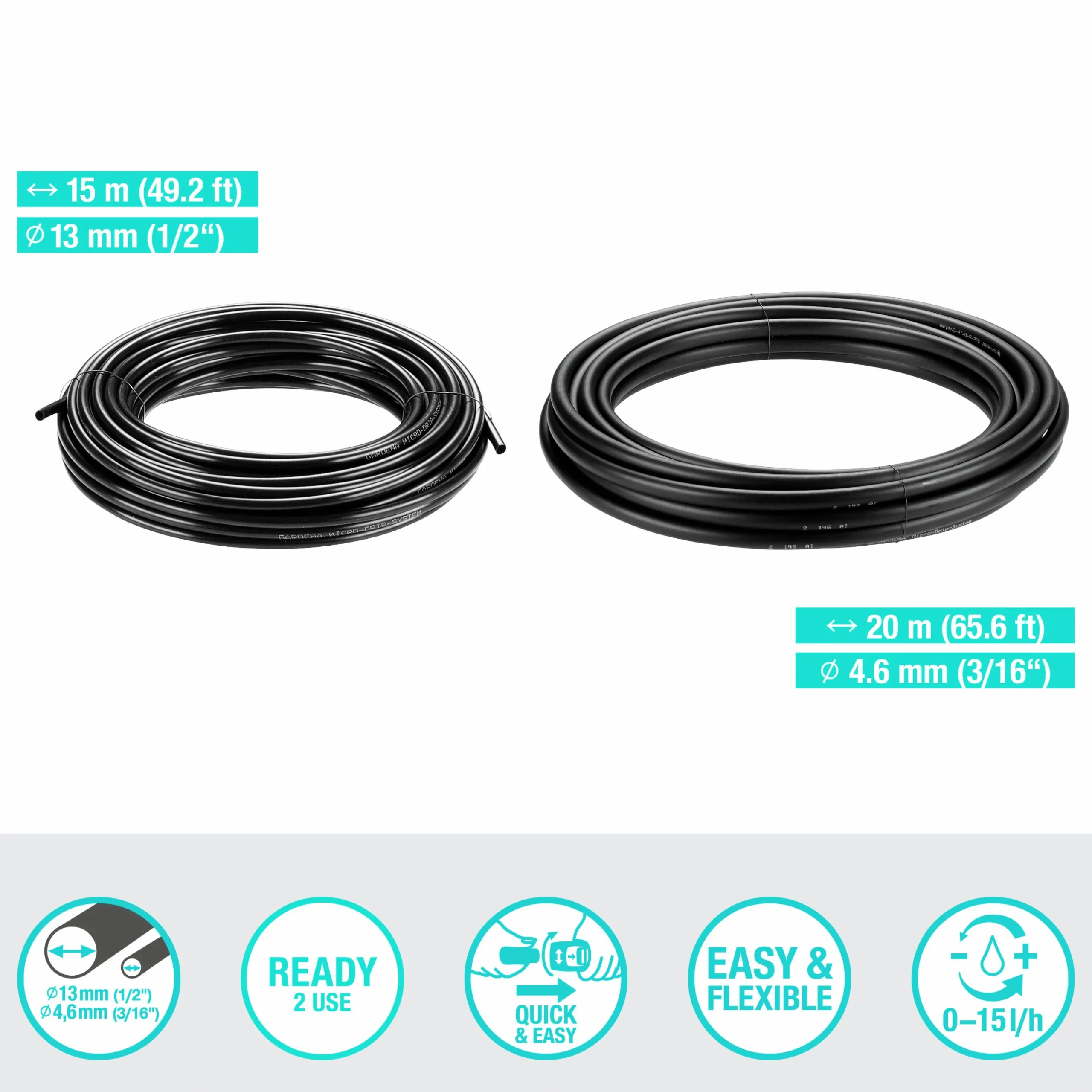 Droppbevattning MicroDrip Terrass Startset>Gardena Discount