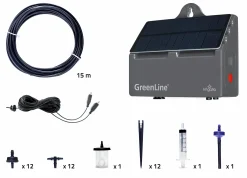 Droppbevattningssystem EcoAqua S12 Solcell 12 munstycken>GreenLine Hot