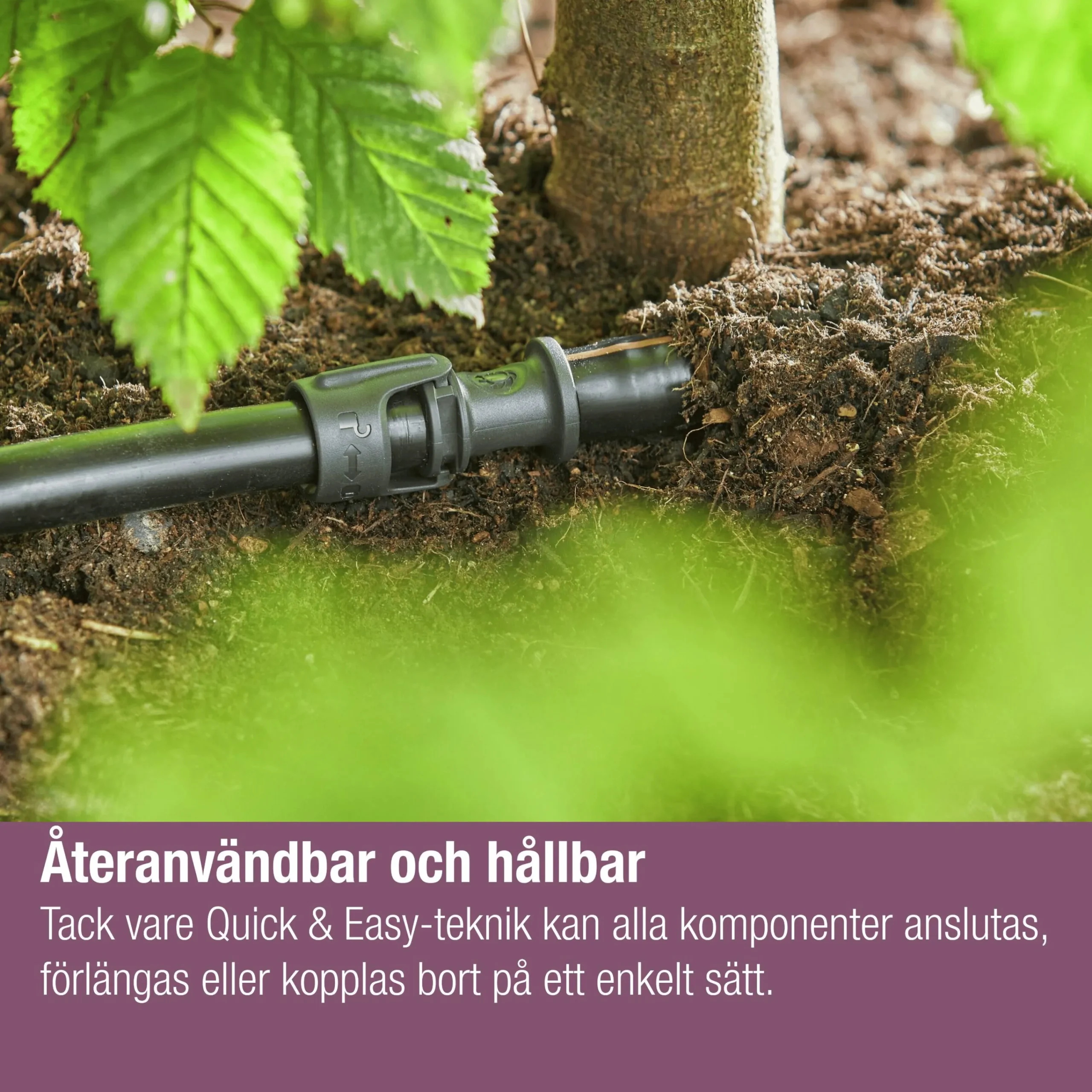 Droppslang MicroDrip Startset Häckar/Buskar 50m>Gardena Online