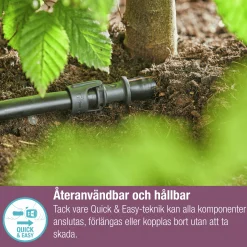 Droppslang MicroDrip Ovan/Under jord Set 25m><noscript><img width=