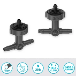 Droppspridare Inline Tryckreglerande 2 l/h 10-p><noscript><img width=