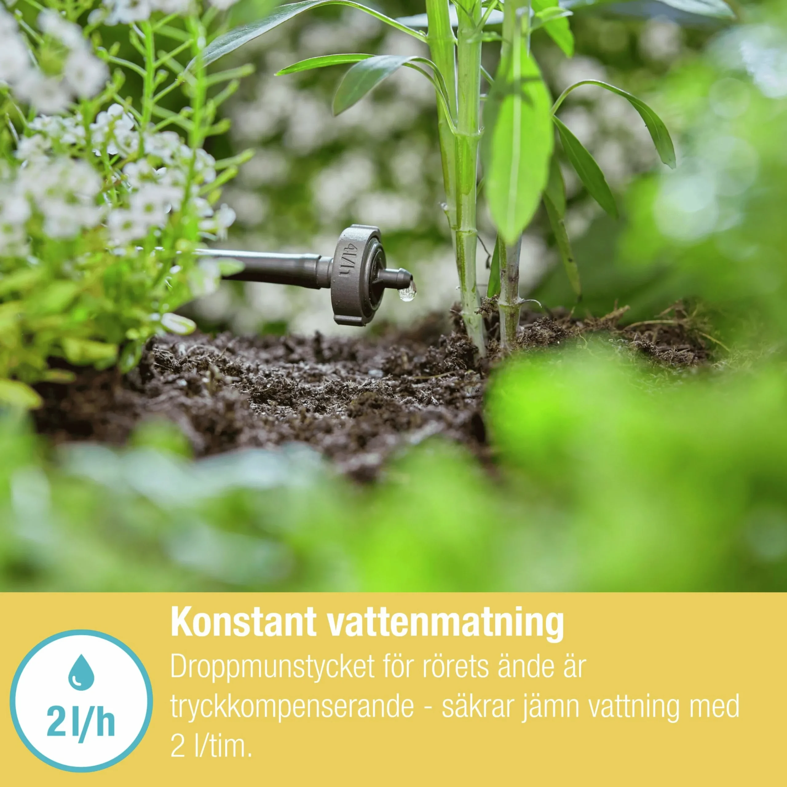 Droppspridare MicroDrip Tryckreglerande 2 l/h 10-p>Gardena Sale