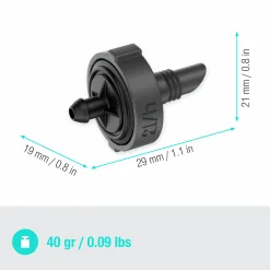 Droppspridare MicroDrip Tryckreglerande 2 l/h 10-p><noscript><img width=