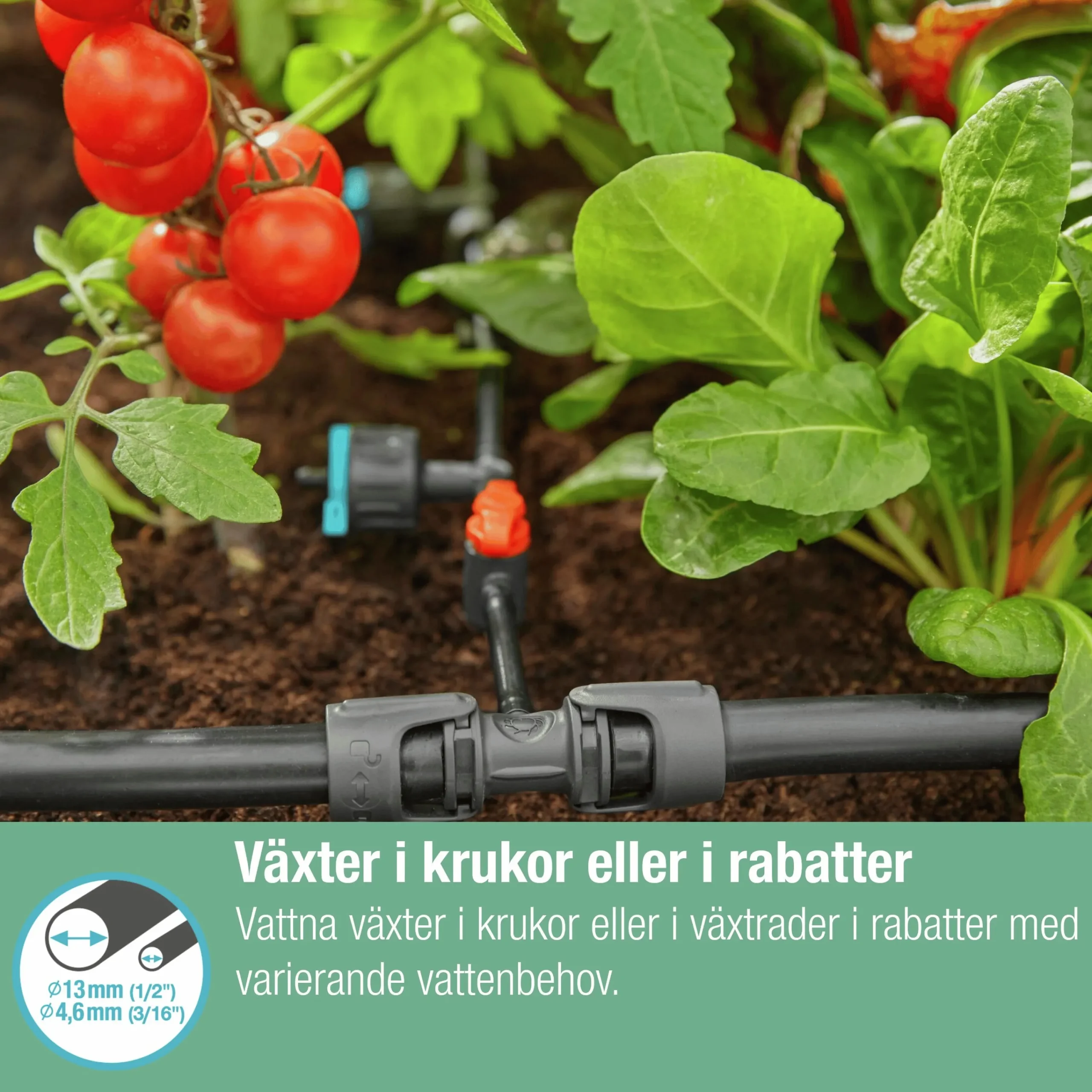 Droppspridare MicroDrip Ställbar Tryckreglerande>Gardena