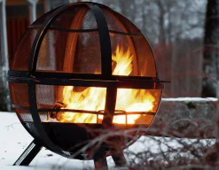 Eldkorg Ball of Fire Svart Ø77cm höjd 90cm><noscript><img width=