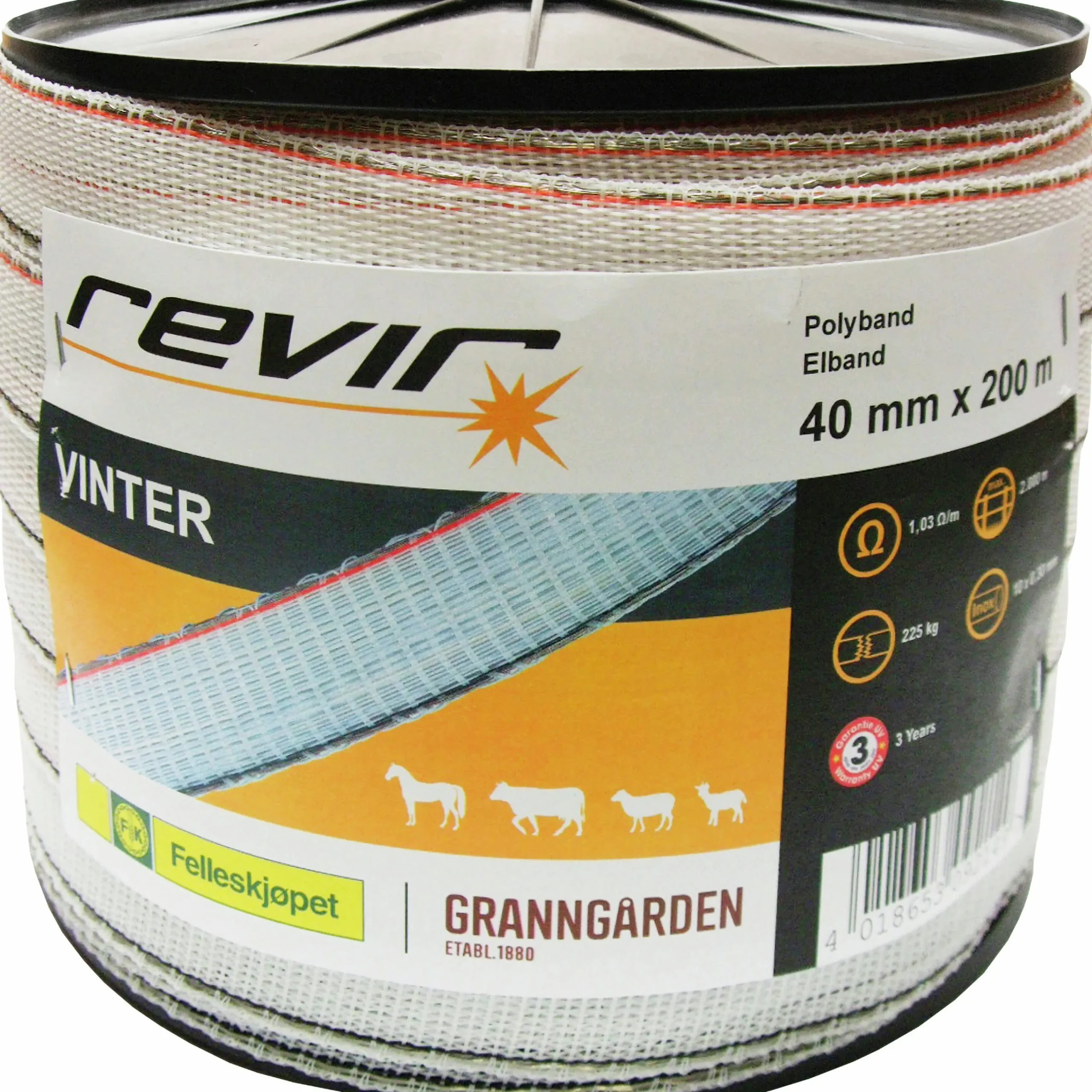 Elstängselband Revir Vinter 40mm 200m>Kerbl New