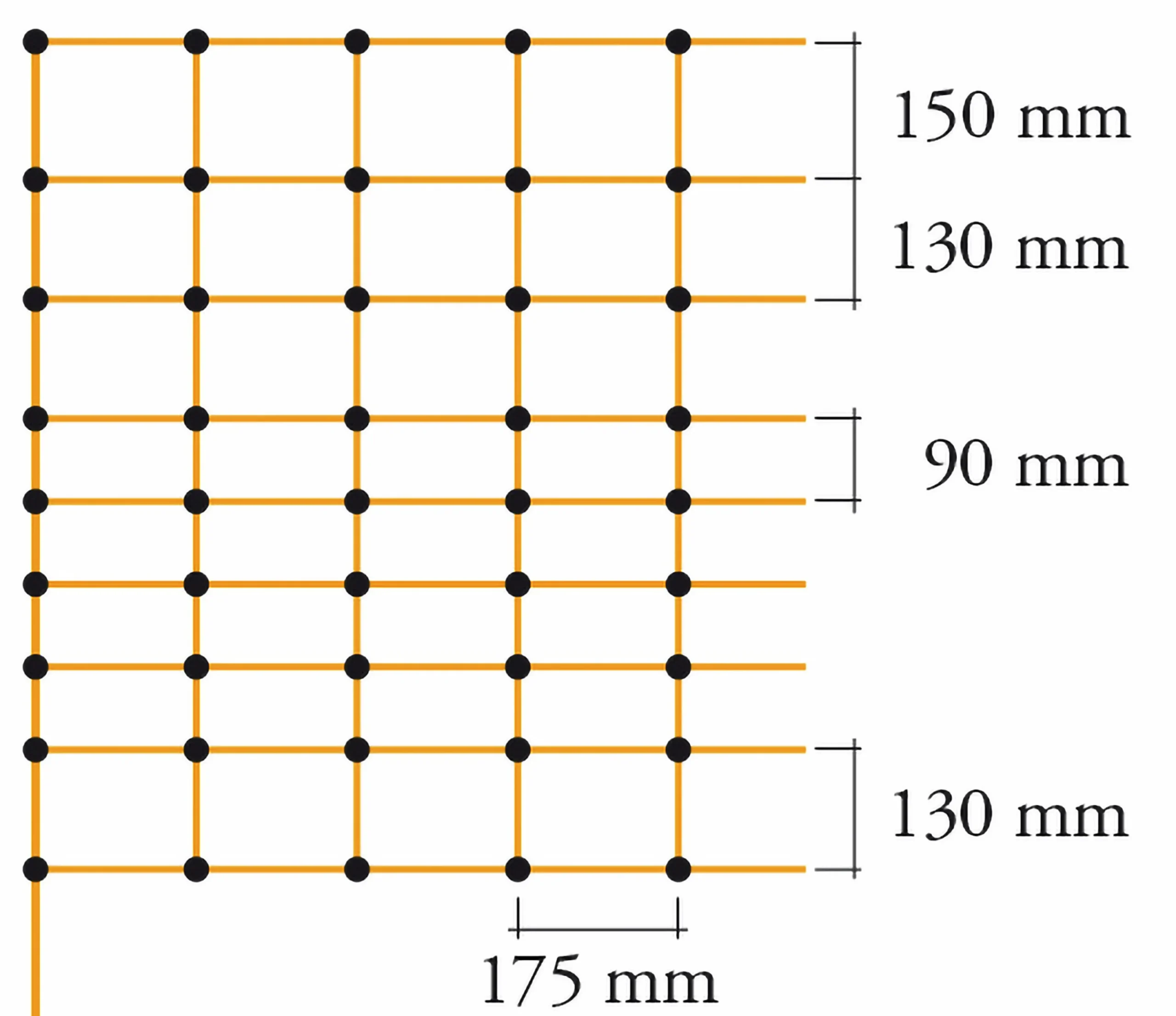 Elstängselnät får 90cm 50m>Kerbl Best