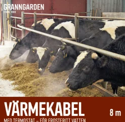 Elvärmekabel med termostat Grön 8+2m><noscript><img width=