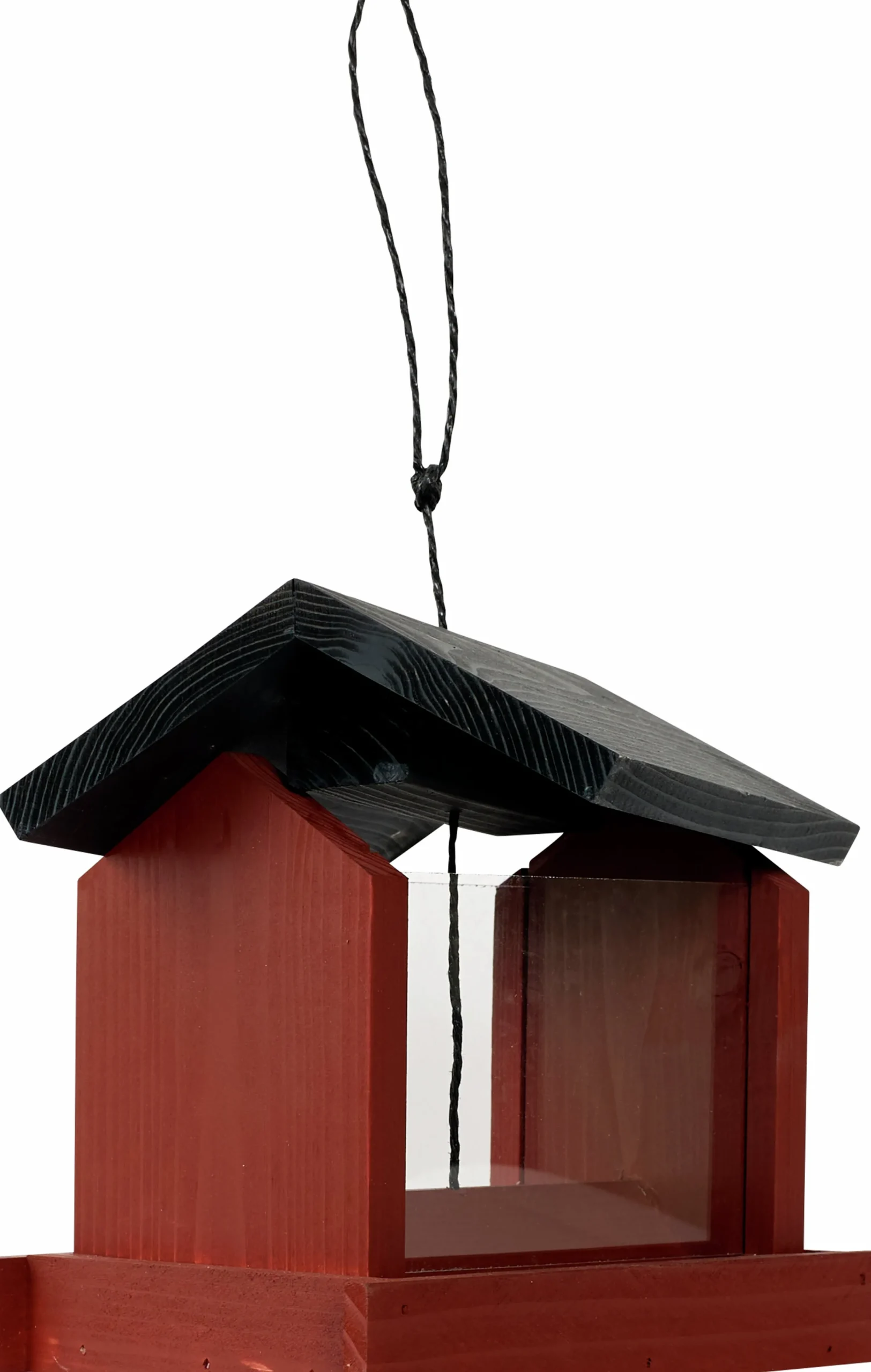 Fågelbord Plexiglas Faluröd 24x16x21cm>Granngården Clearance