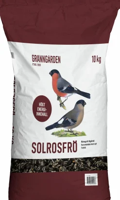 Fågelmat Solrosfrö Strimmiga+Svarta 10kg>Granngården