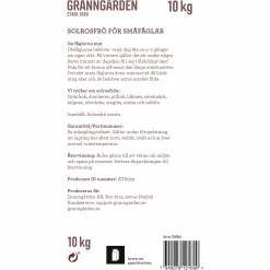 Fågelmat Solrosfrö Svarta 10kg><noscript><img width=