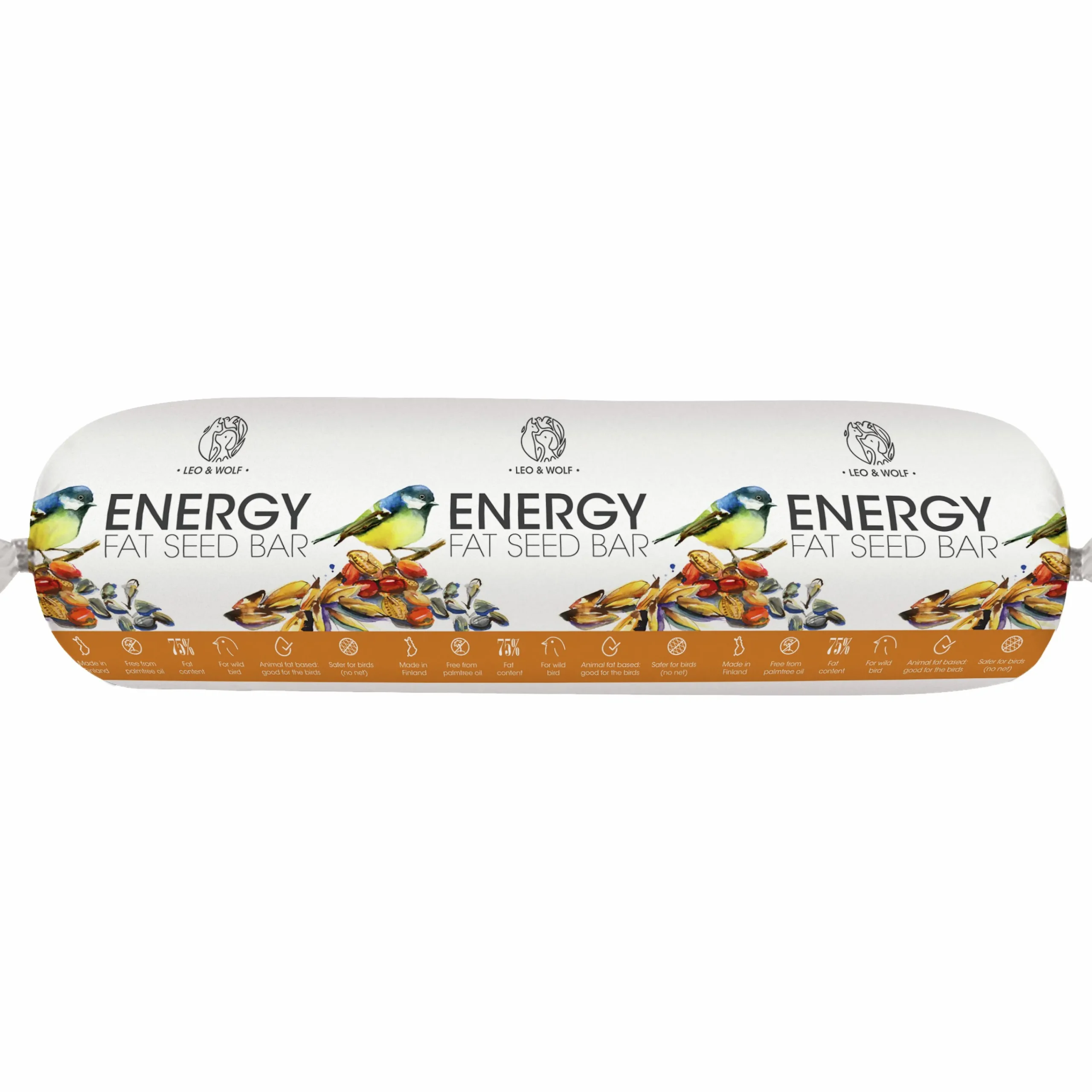 Fågelmat Leo & Wolf Talgfrökorv Energi 600g>Leo o Wolf Online
