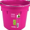 FlatBack foder- och vattenhink rosé 20L>Kerbl New