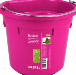 FlatBack foder- och vattenhink rosé 20L>Kerbl New