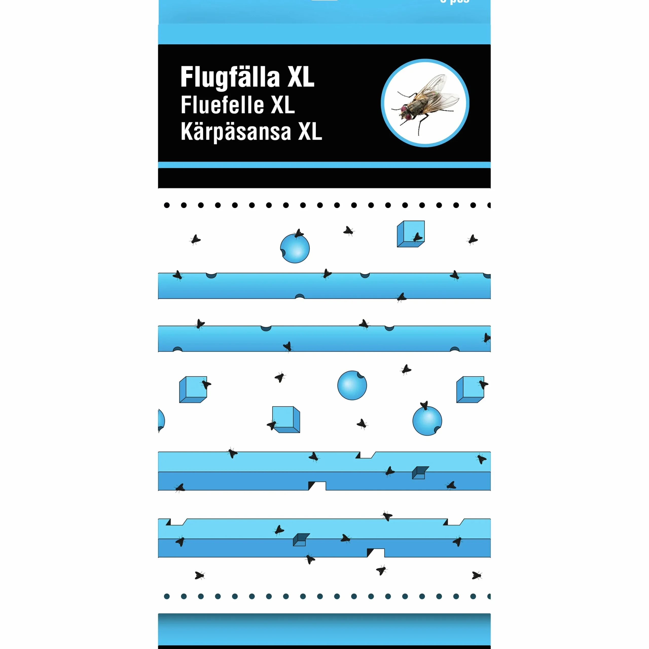 Flugfälla Flugpapper XL 8-p>Silverline Best
